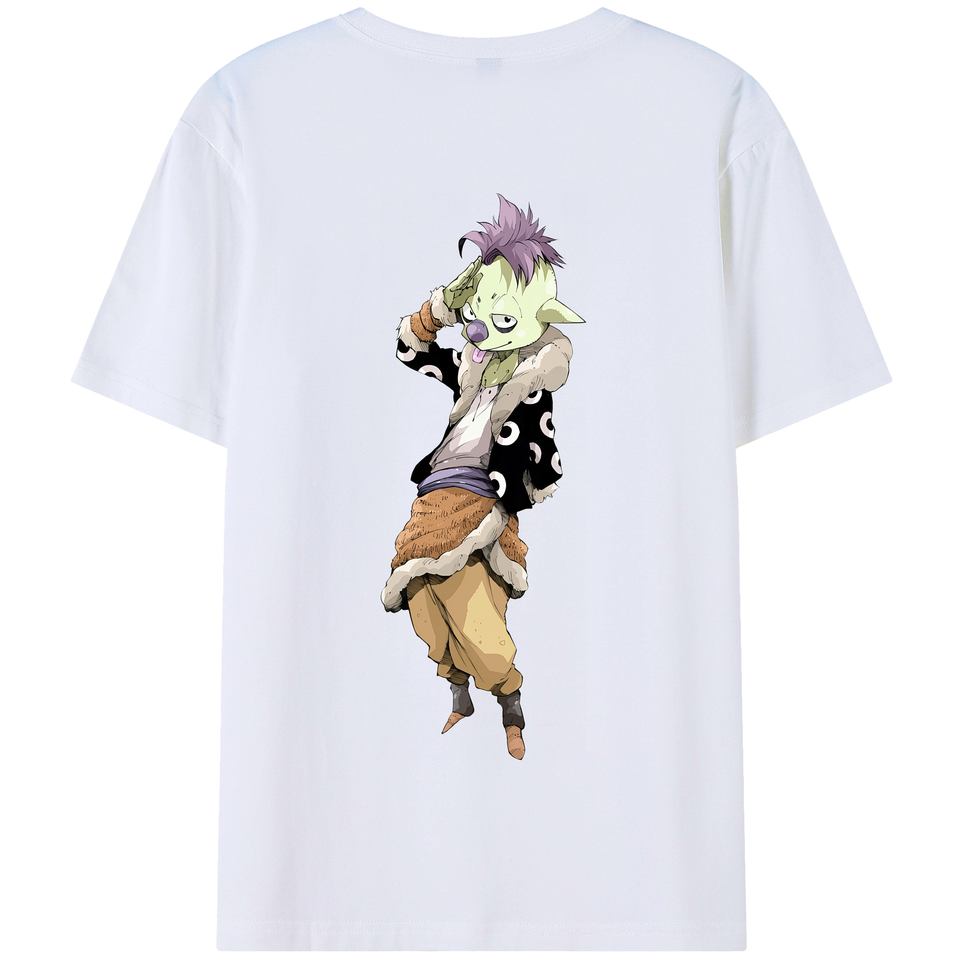 （画像用） 転スラ Regarding Reincarnated to Slime 綿100％半袖Tシャツ（背面プリント）