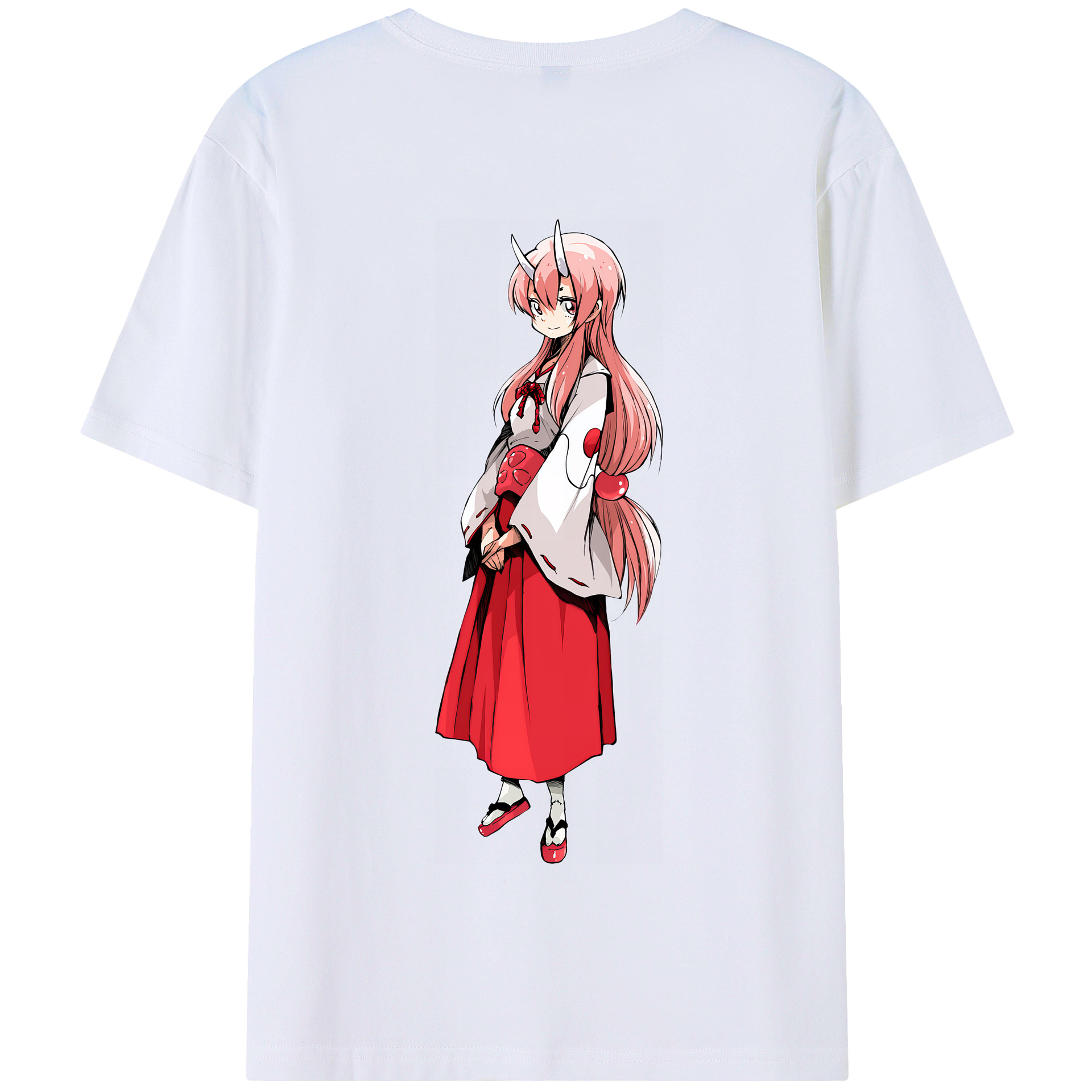 （画像用） 転スラ Regarding Reincarnated to Slime 綿100％半袖Tシャツ（背面プリント）