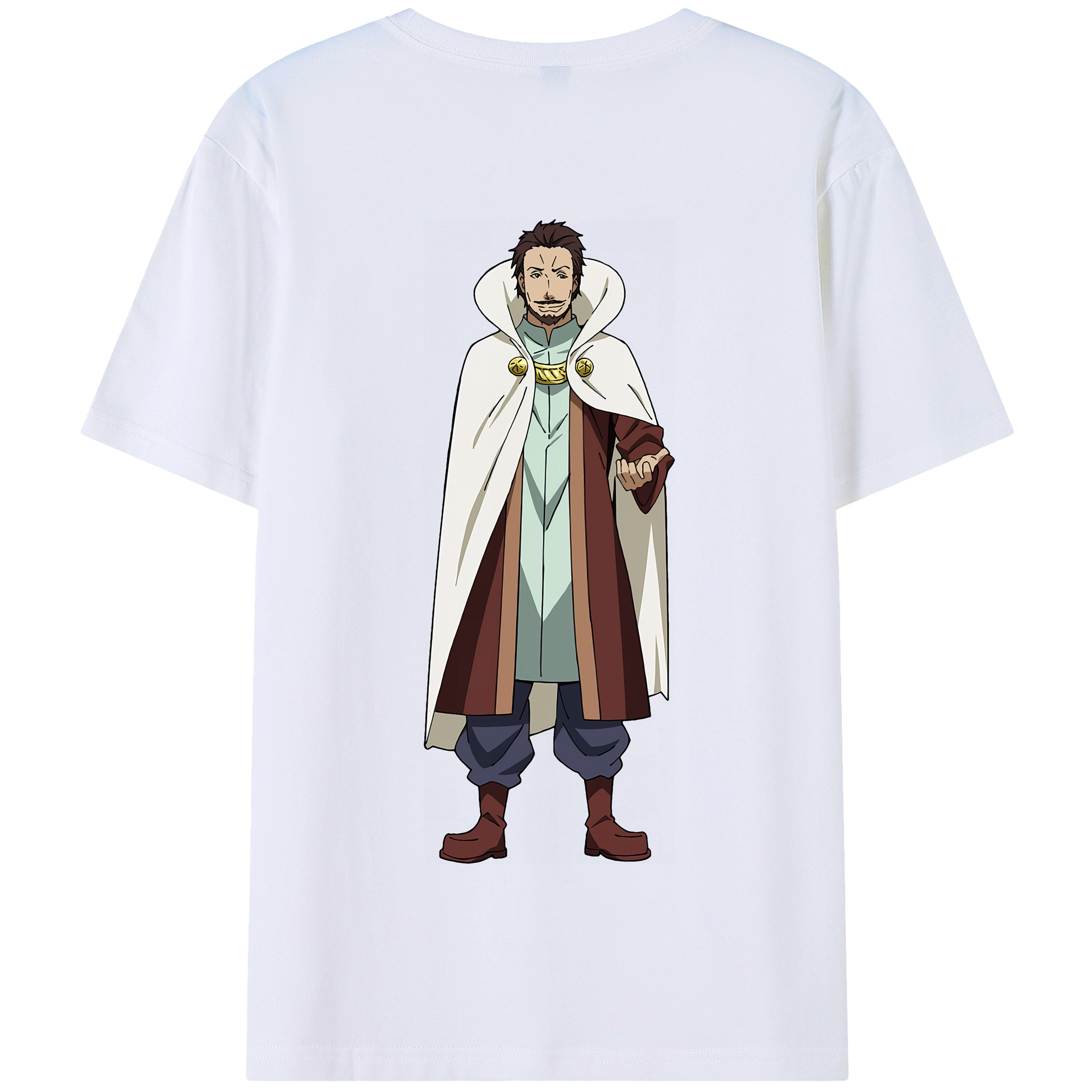 （画像用） 転スラ Regarding Reincarnated to Slime 綿100％半袖Tシャツ（背面プリント）