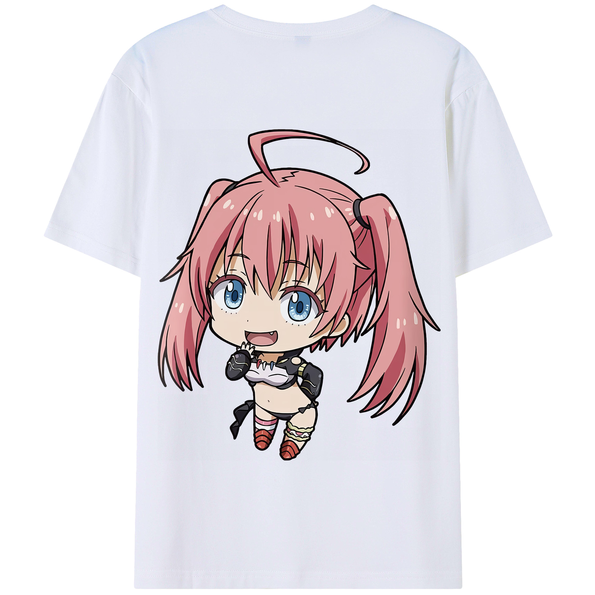 （画像用） 転スラ Regarding Reincarnated to Slime 綿100％半袖Tシャツ（背面プリント）