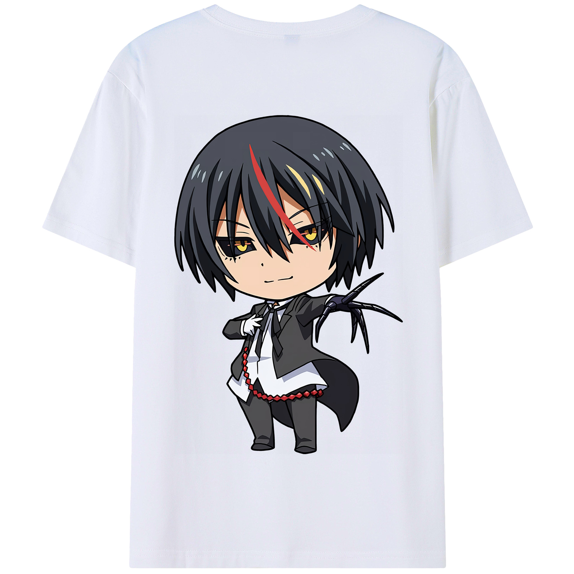 （画像用） 転スラ Regarding Reincarnated to Slime 綿100％半袖Tシャツ（背面プリント）