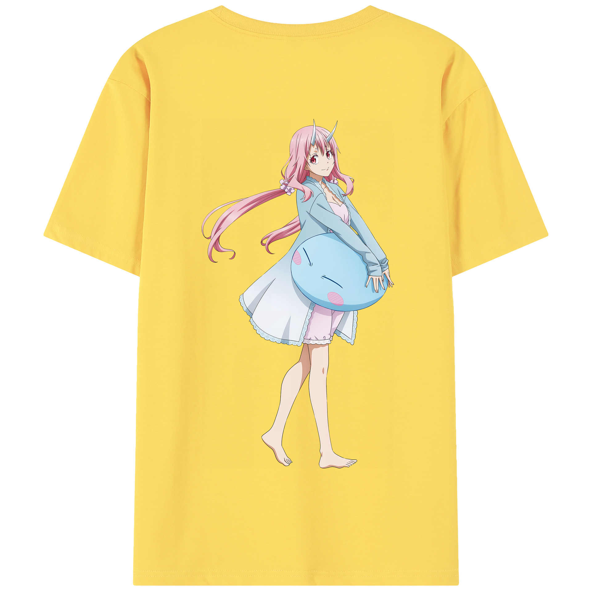 （画像用） 転スラ Regarding Reincarnated to Slime 綿100％半袖Tシャツ（背面プリント）