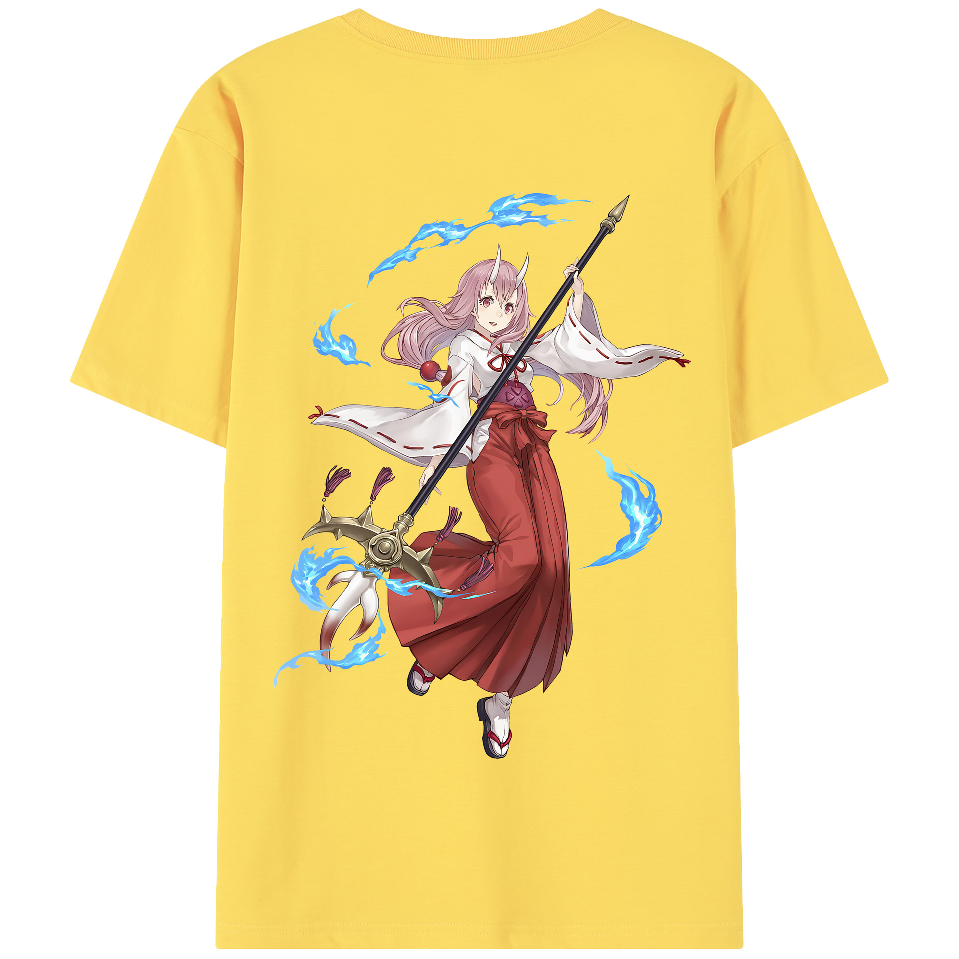 （画像用） 転スラ Regarding Reincarnated to Slime 綿100％半袖Tシャツ（背面プリント）