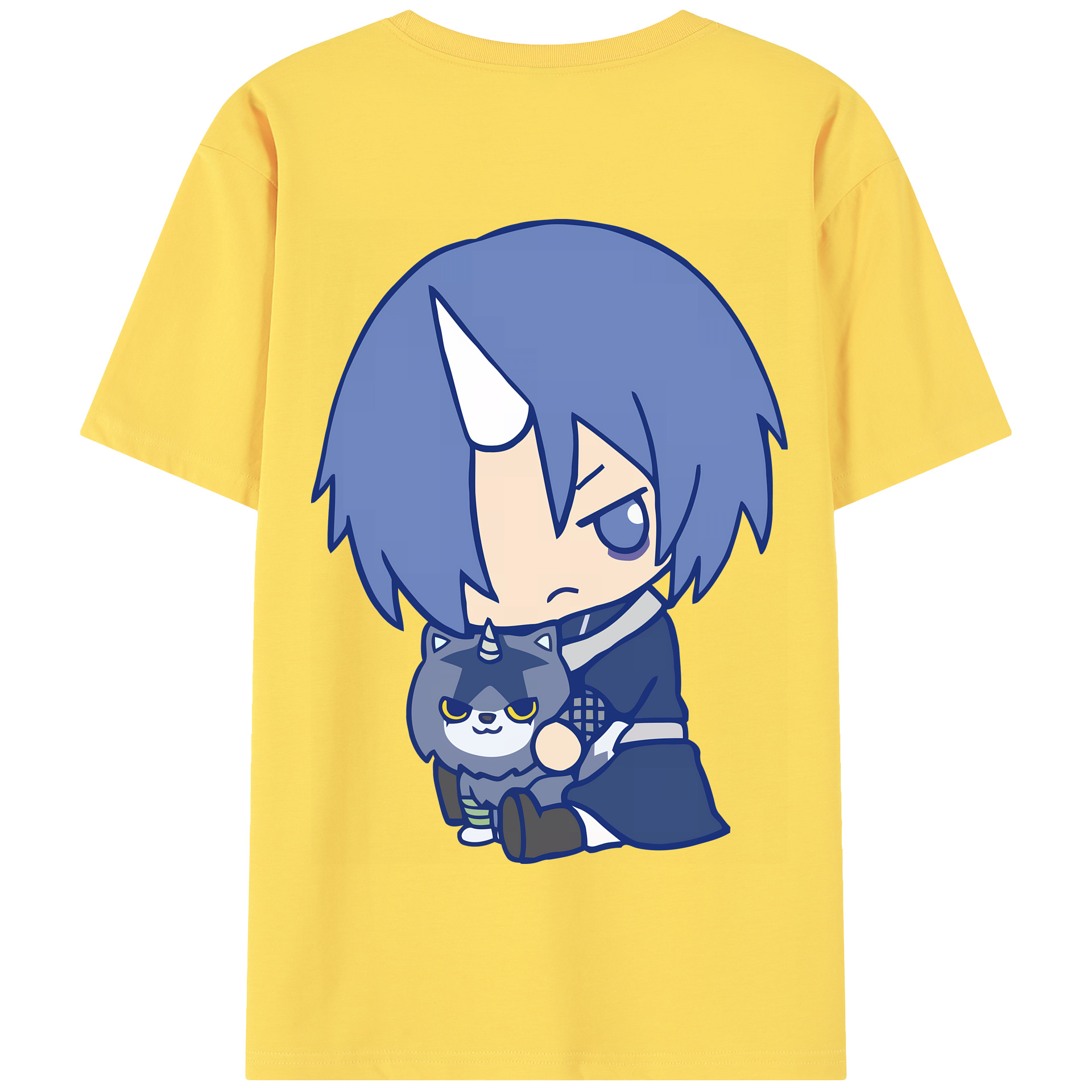 （画像用） 転スラ Regarding Reincarnated to Slime 綿100％半袖Tシャツ（背面プリント）