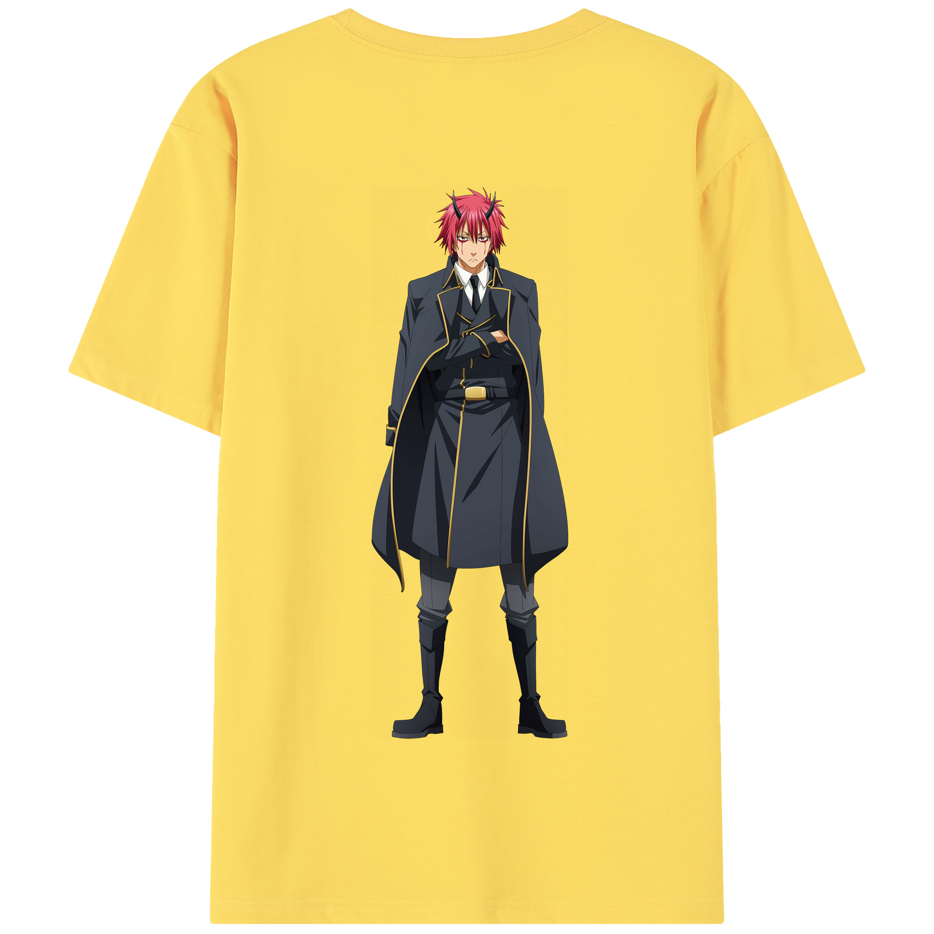（画像用） 転スラ Regarding Reincarnated to Slime 綿100％半袖Tシャツ（背面プリント）