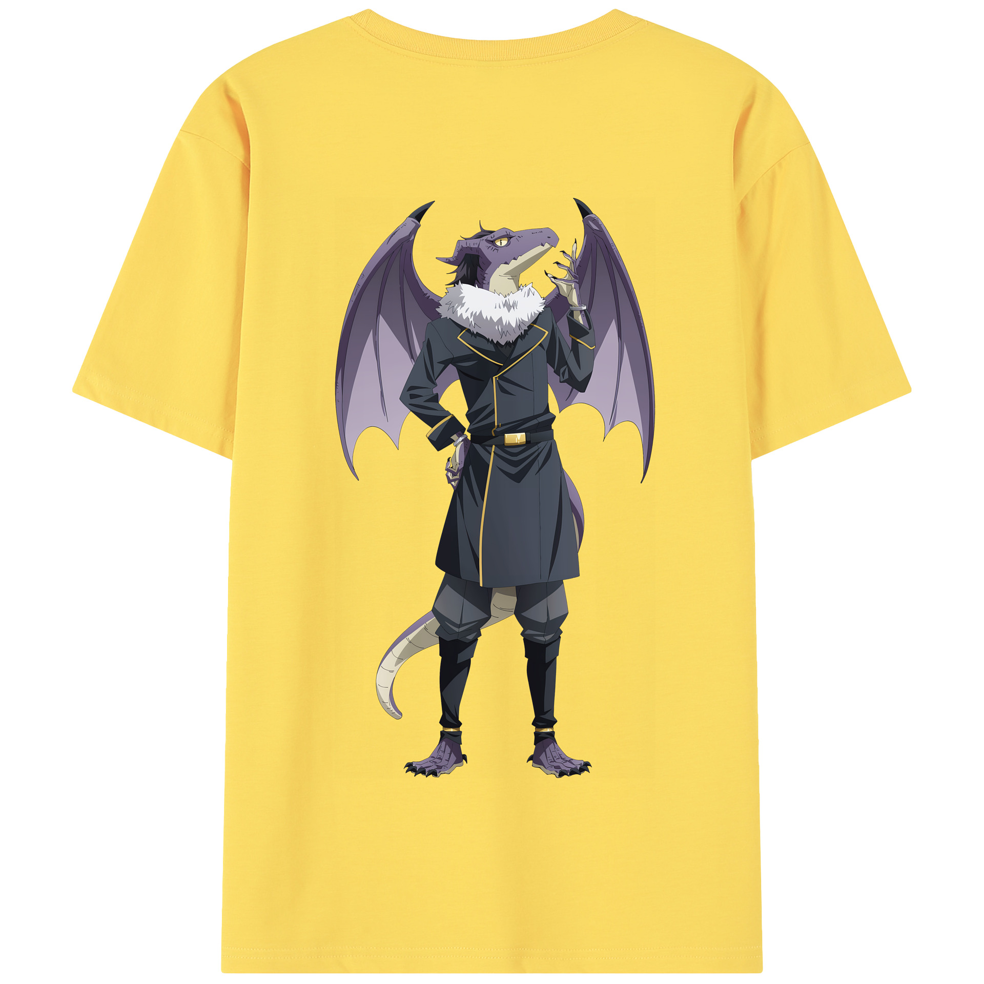 （画像用） 転スラ Regarding Reincarnated to Slime 綿100％半袖Tシャツ（背面プリント）