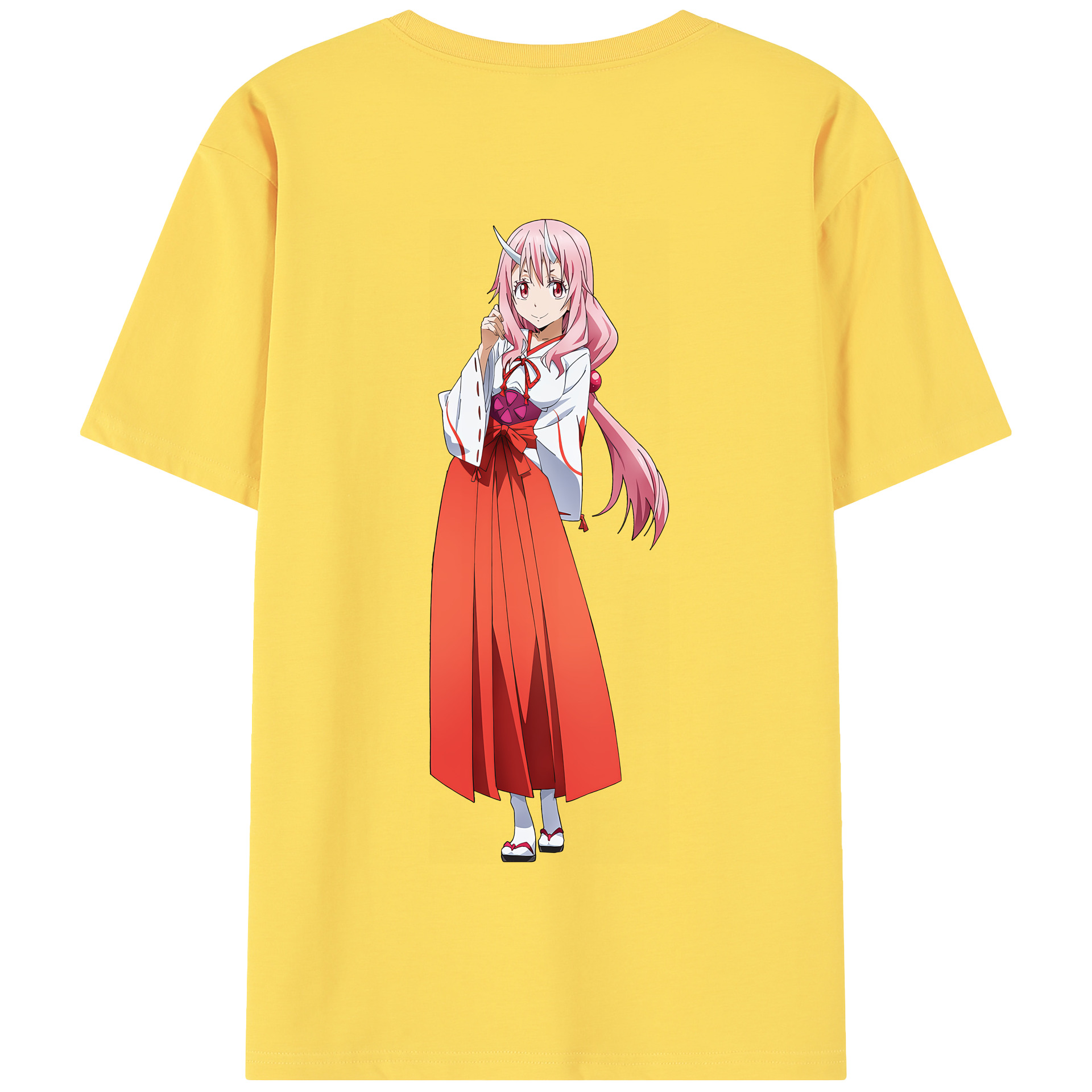 （画像用） 転スラ Regarding Reincarnated to Slime 綿100％半袖Tシャツ（背面プリント）
