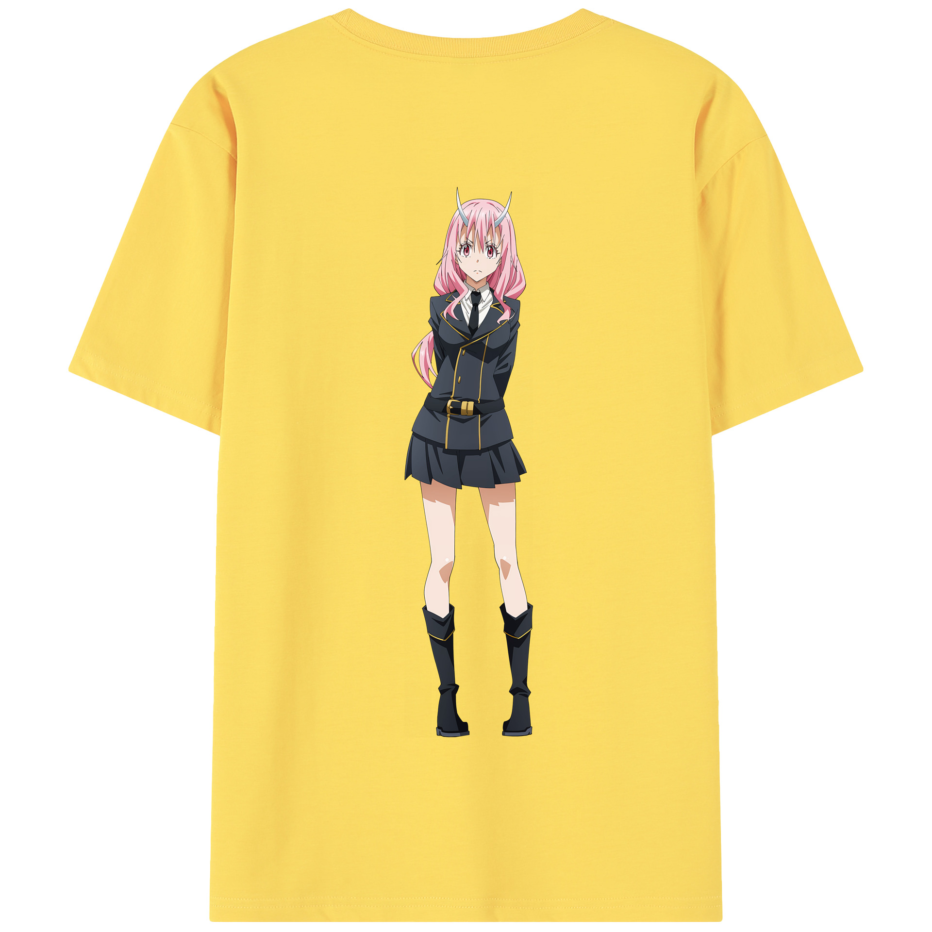 （画像用） 転スラ Regarding Reincarnated to Slime 綿100％半袖Tシャツ（背面プリント）