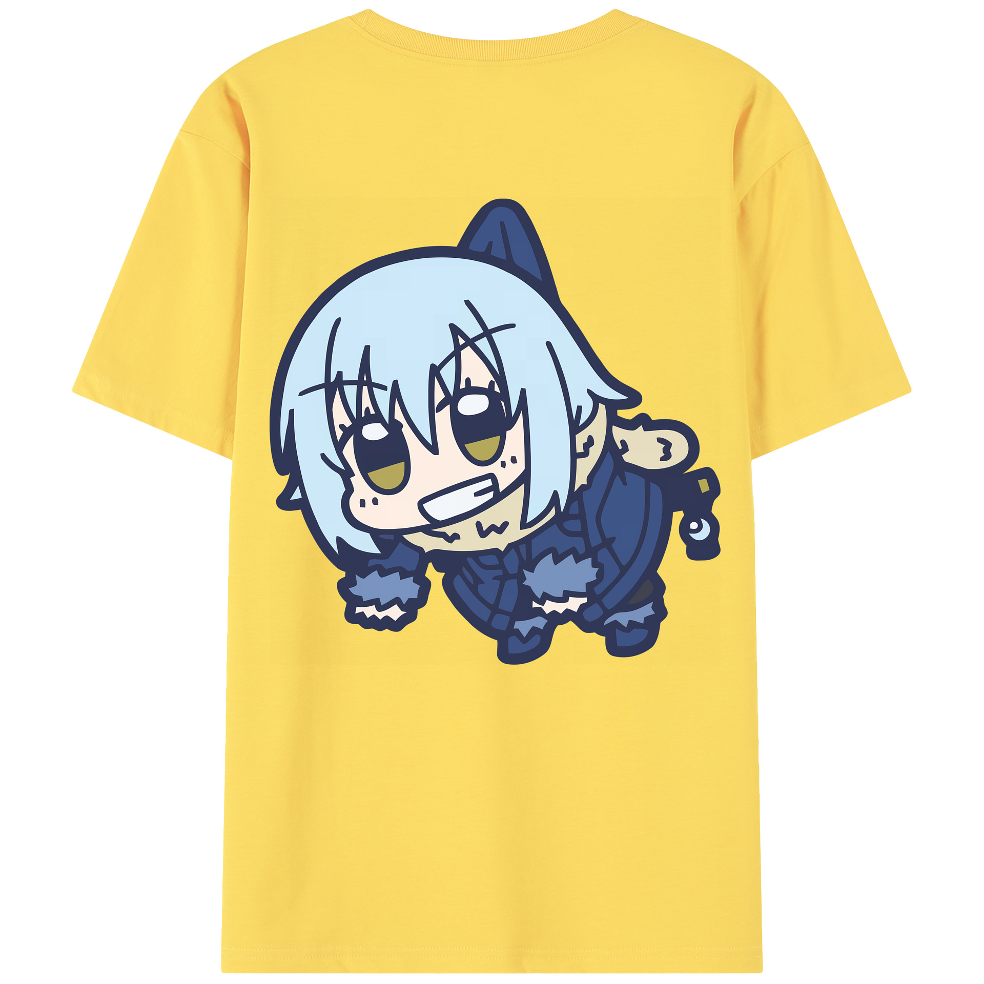 （画像用） 転スラ Regarding Reincarnated to Slime 綿100％半袖Tシャツ（背面プリント）