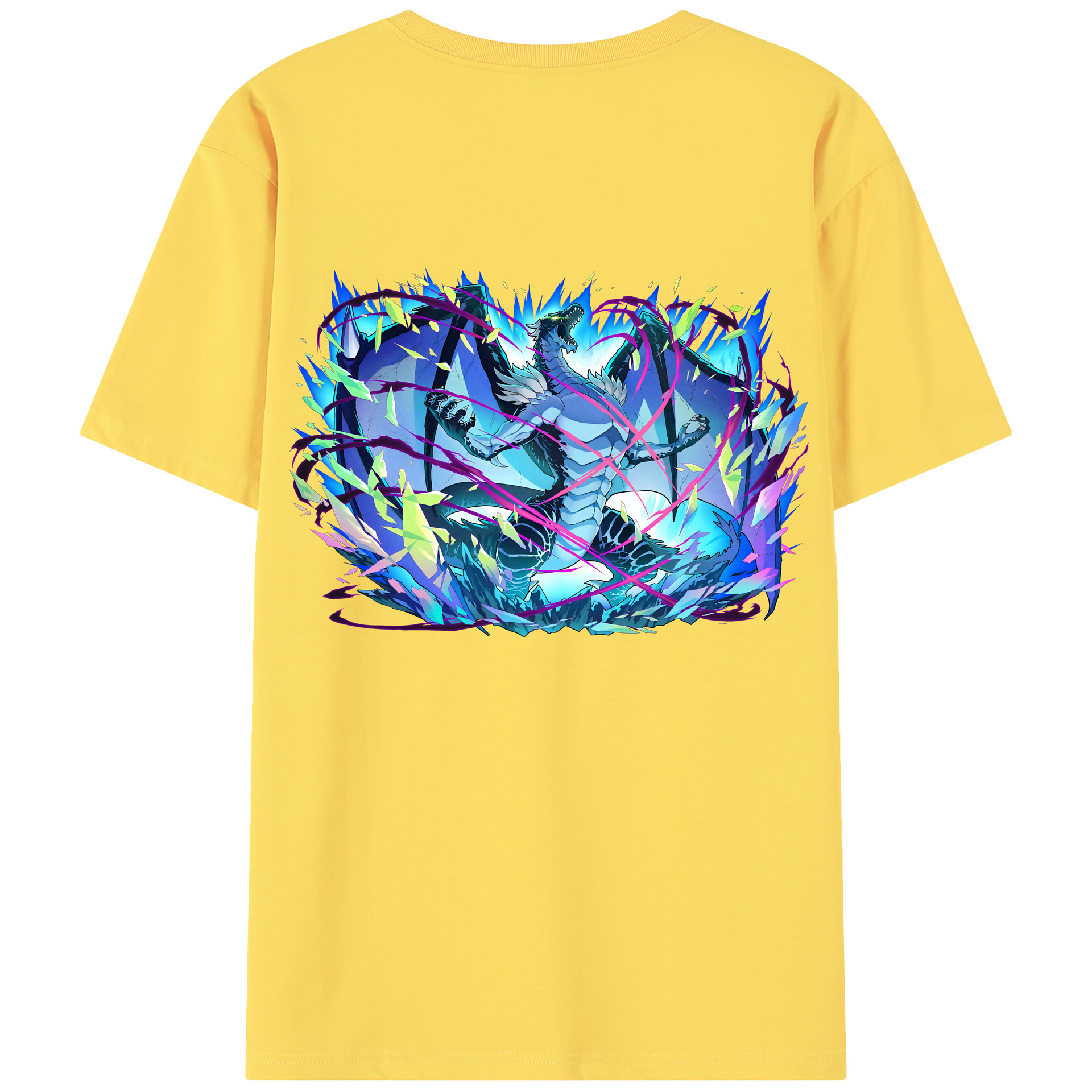 （画像用） 転スラ Regarding Reincarnated to Slime 綿100％半袖Tシャツ（背面プリント）