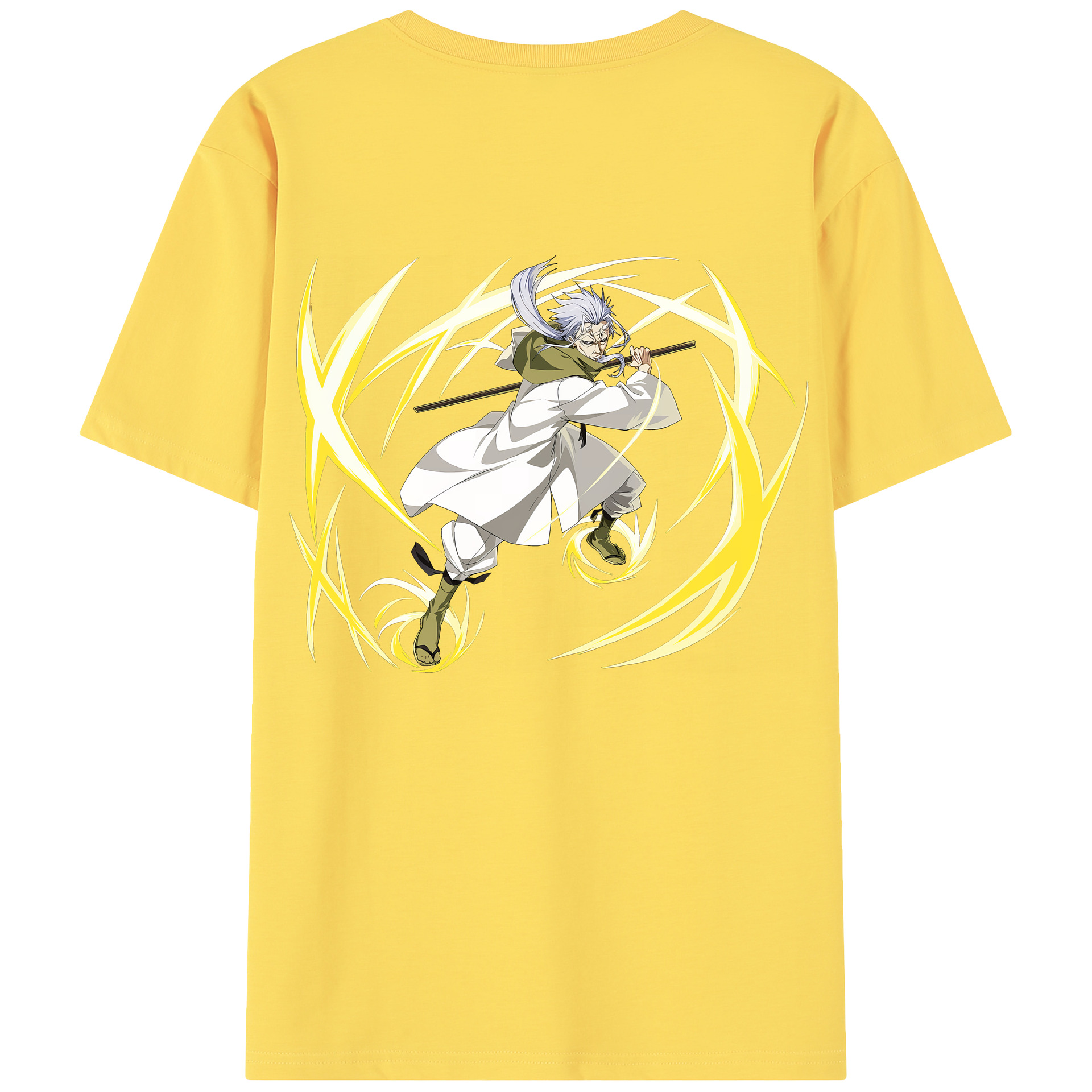 （画像用） 転スラ Regarding Reincarnated to Slime 綿100％半袖Tシャツ（背面プリント）