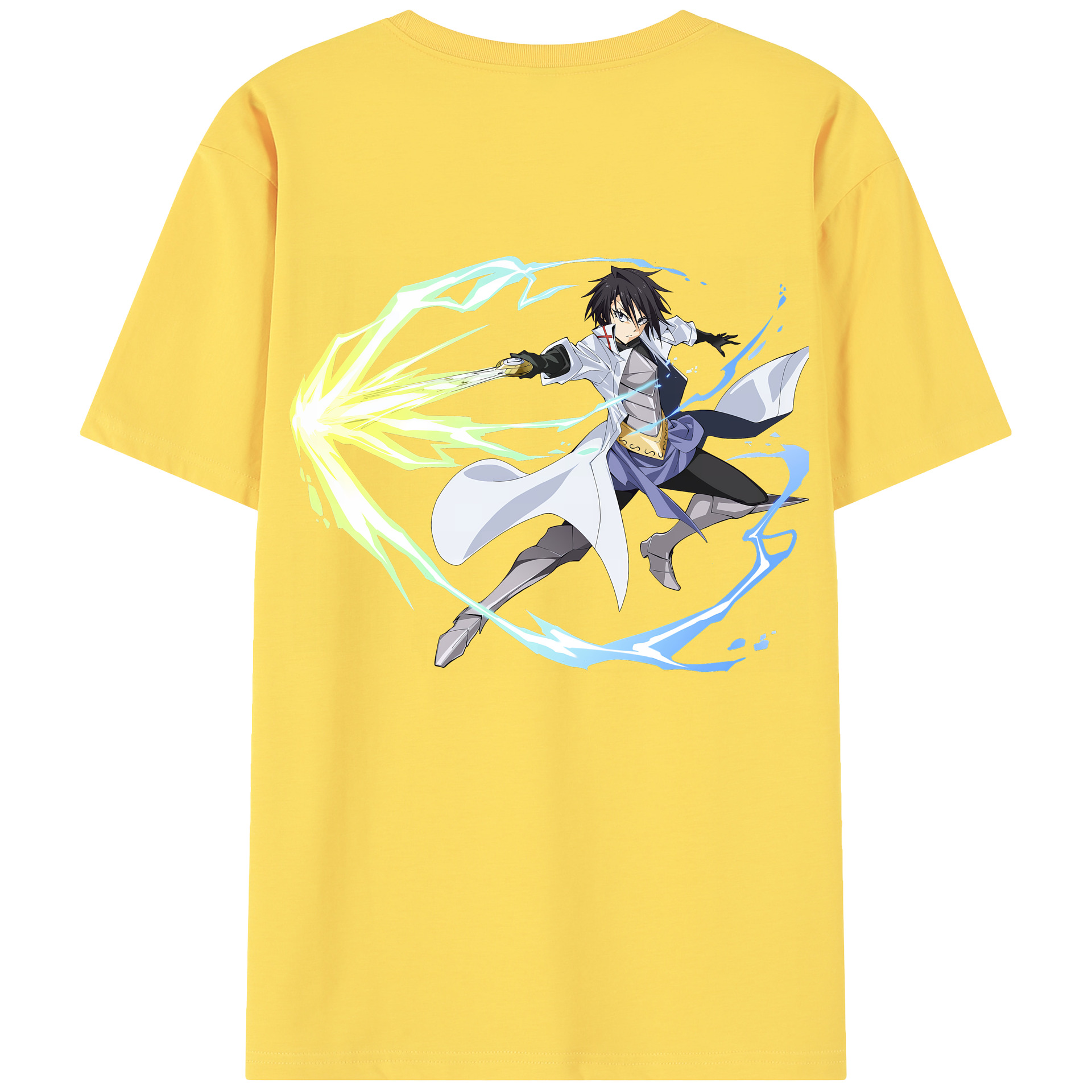 （画像用） 転スラ Regarding Reincarnated to Slime 綿100％半袖Tシャツ（背面プリント）