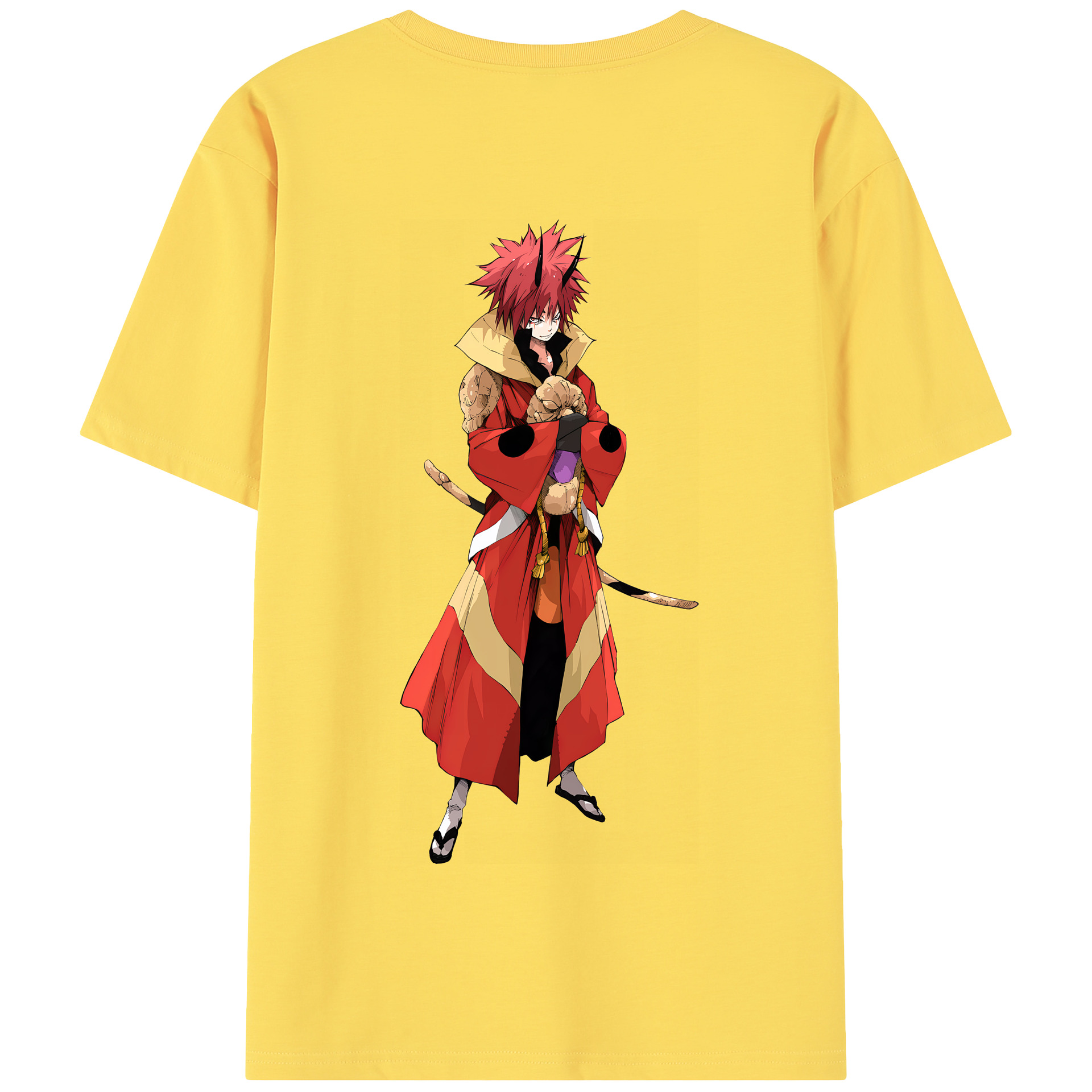 （画像用） 転スラ Regarding Reincarnated to Slime 綿100％半袖Tシャツ（背面プリント）