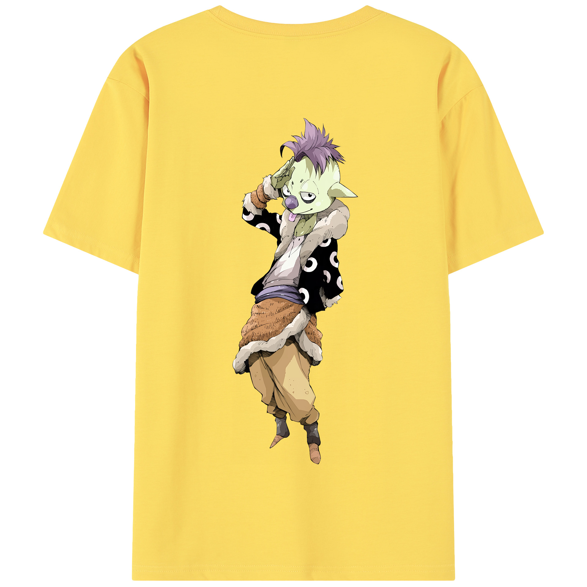 （画像用） 転スラ Regarding Reincarnated to Slime 綿100％半袖Tシャツ（背面プリント）
