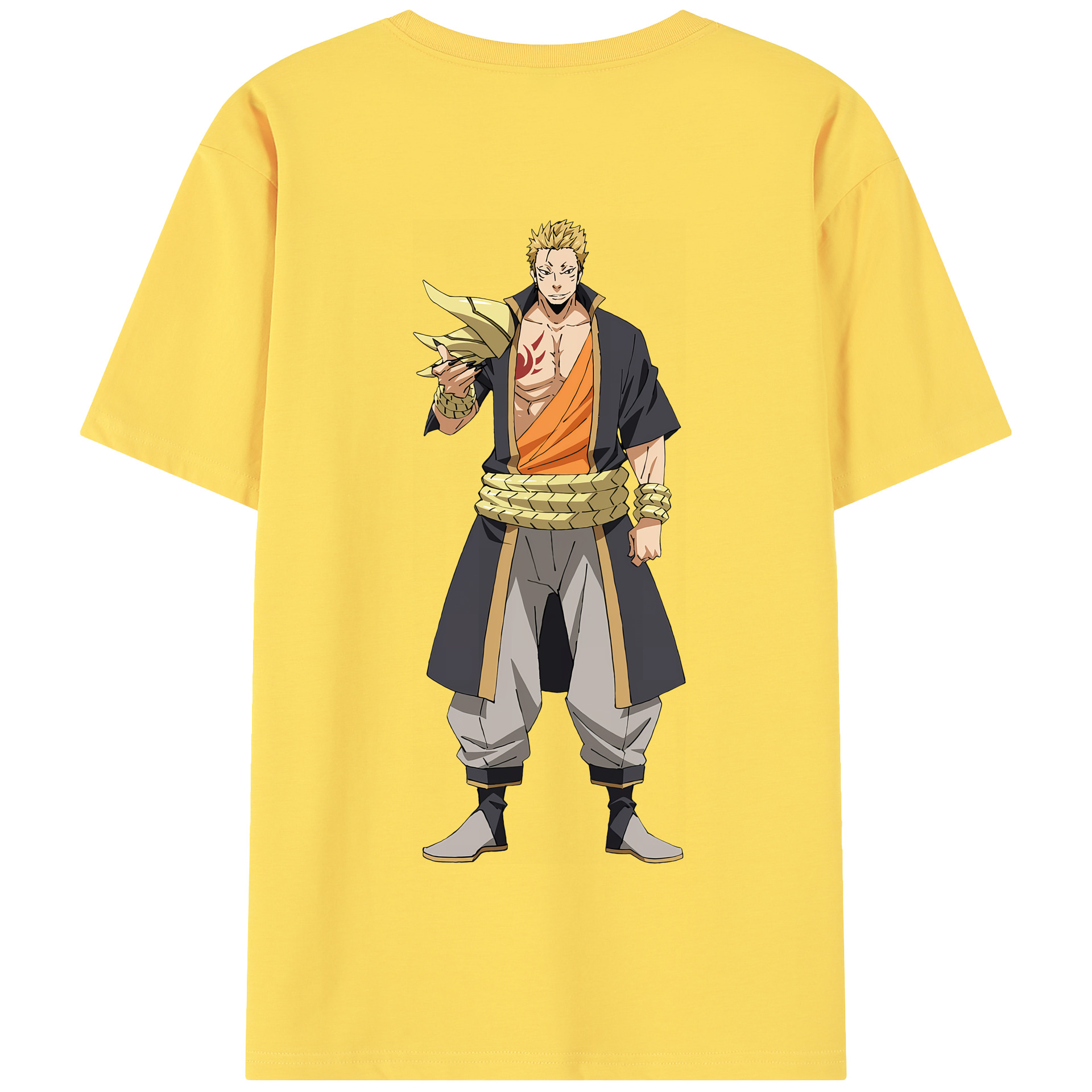 （画像用） 転スラ Regarding Reincarnated to Slime 綿100％半袖Tシャツ（背面プリント）