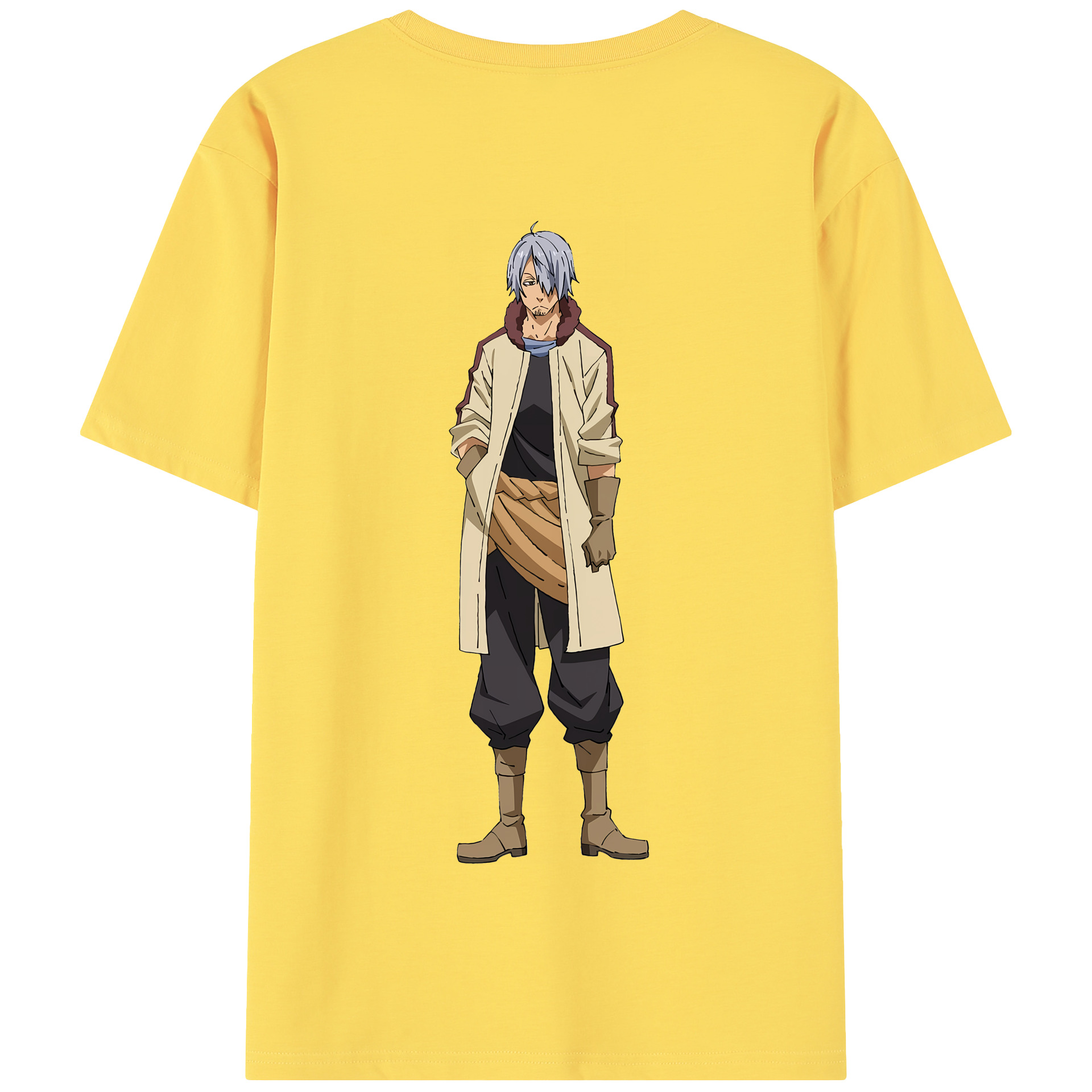 （画像用） 転スラ Regarding Reincarnated to Slime 綿100％半袖Tシャツ（背面プリント）