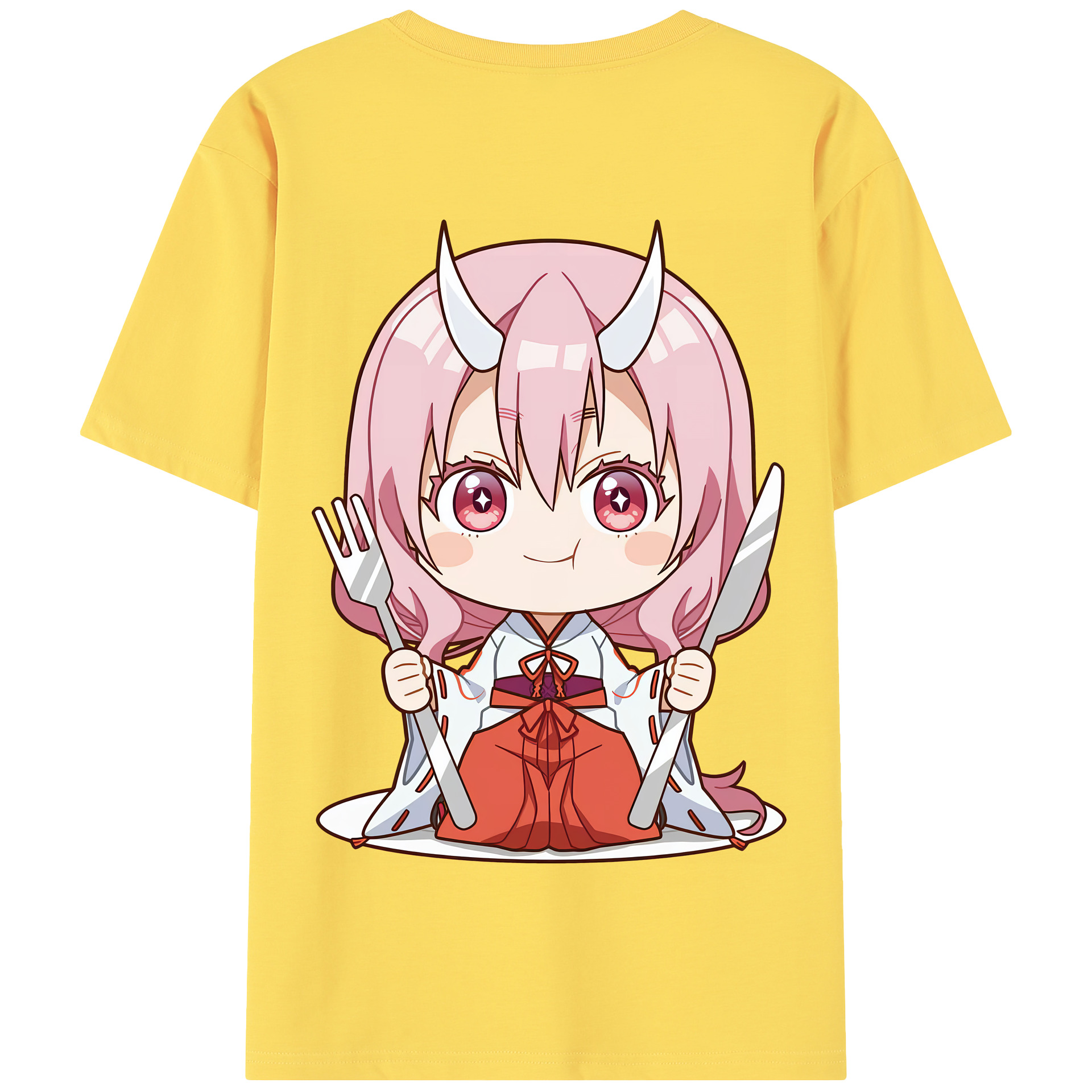 （画像用） 転スラ Regarding Reincarnated to Slime 綿100％半袖Tシャツ（背面プリント）
