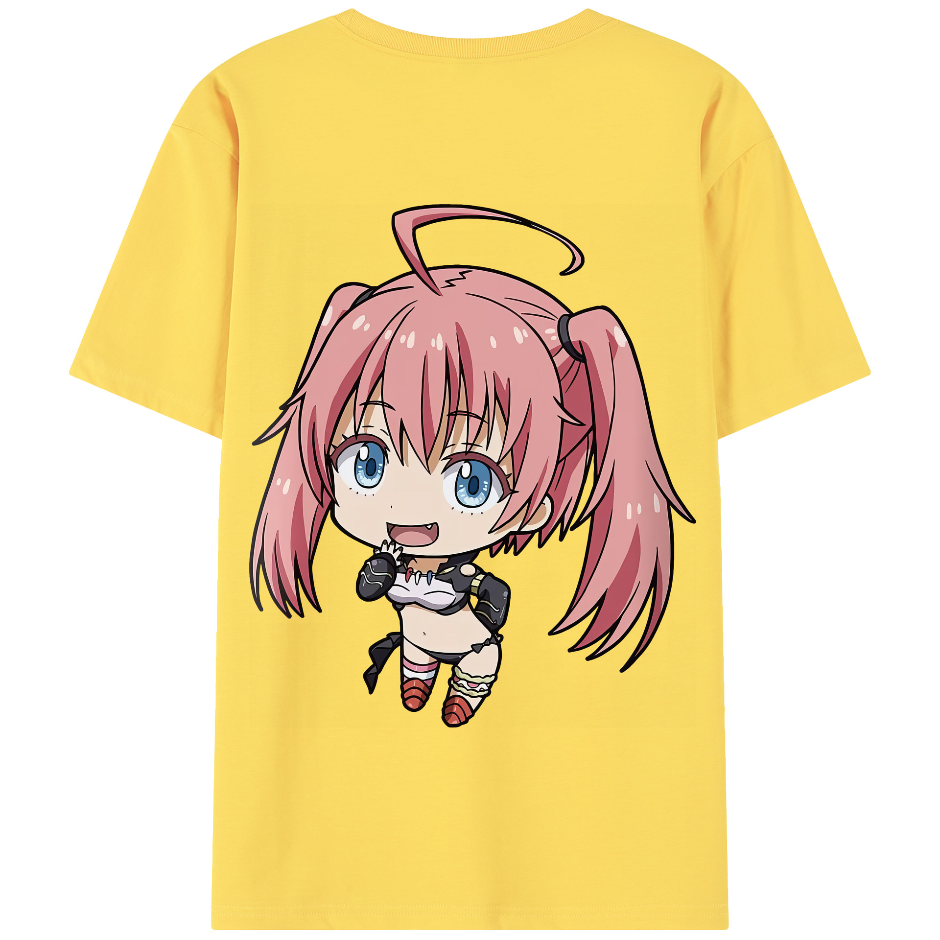 （画像用） 転スラ Regarding Reincarnated to Slime 綿100％半袖Tシャツ（背面プリント）