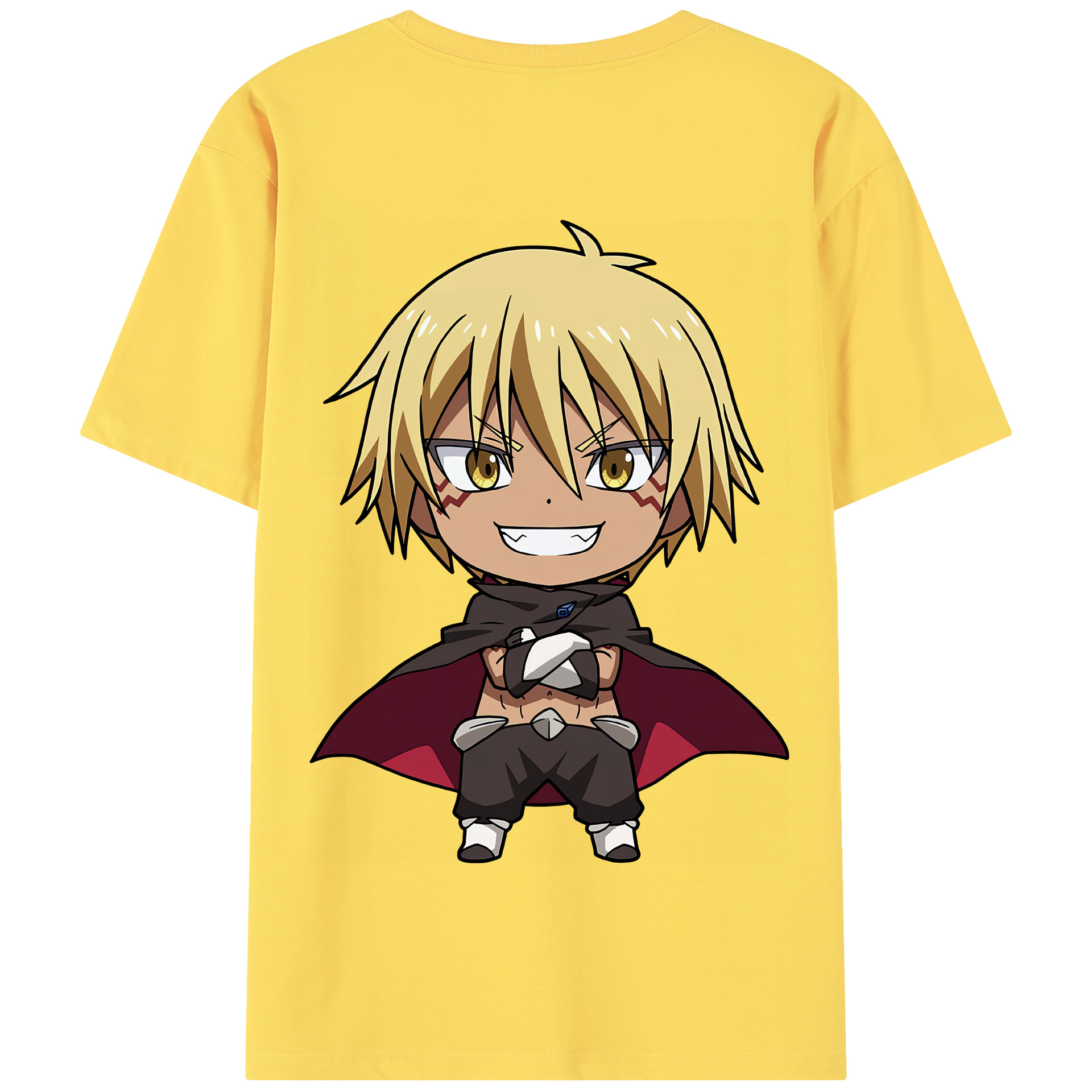 （画像用） 転スラ Regarding Reincarnated to Slime 綿100％半袖Tシャツ（背面プリント）