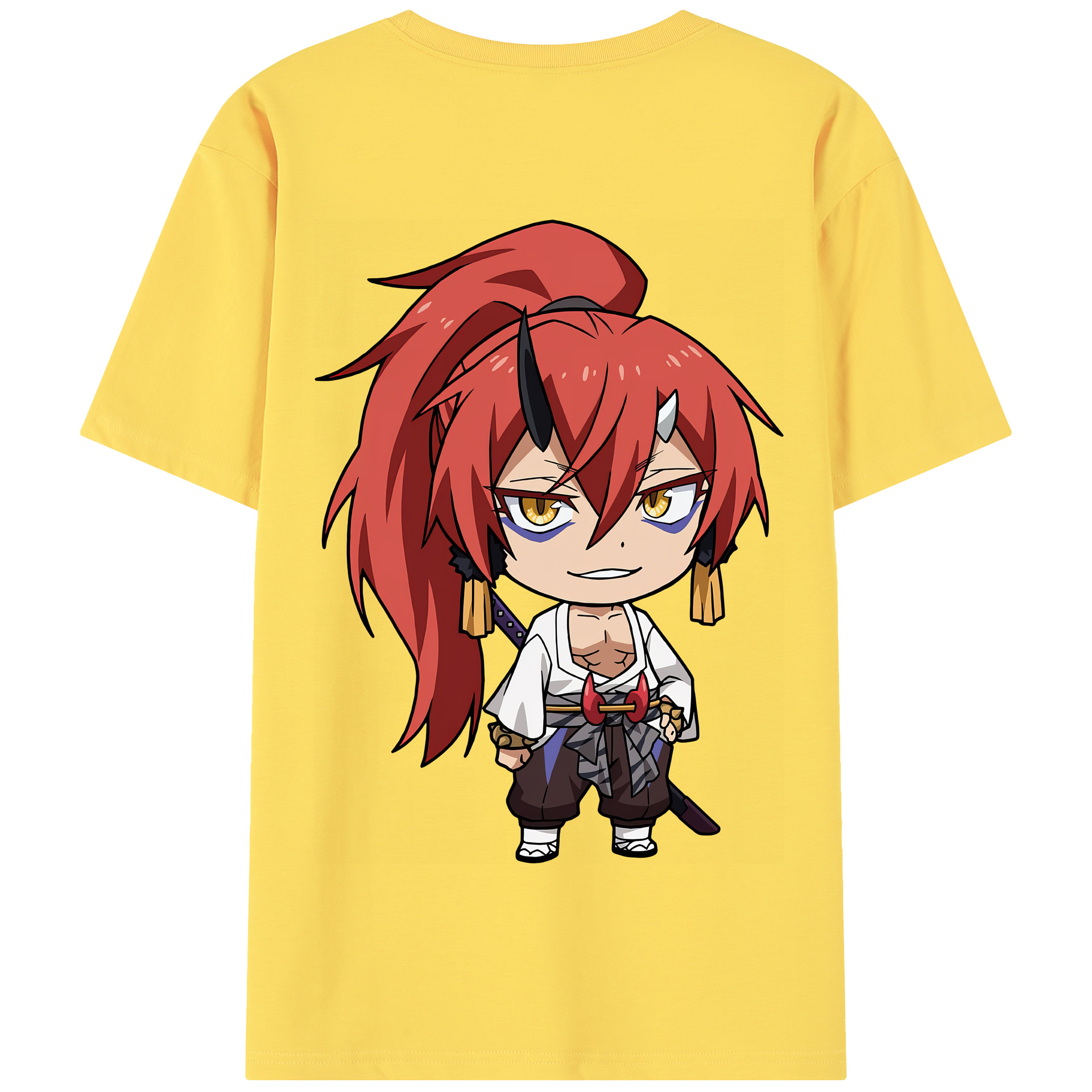 （画像用） 転スラ Regarding Reincarnated to Slime 綿100％半袖Tシャツ（背面プリント）