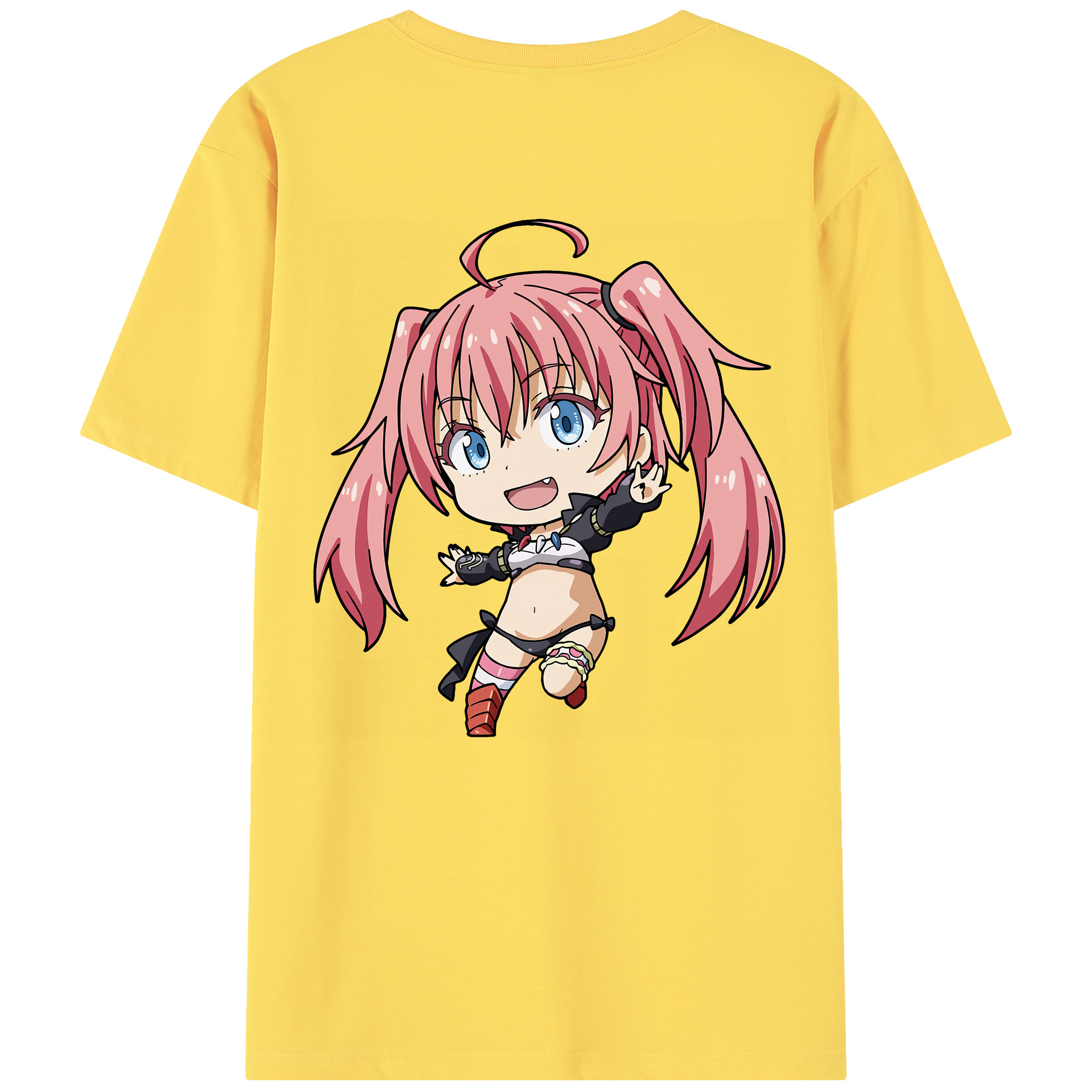 （画像用） 転スラ Regarding Reincarnated to Slime 綿100％半袖Tシャツ（背面プリント）