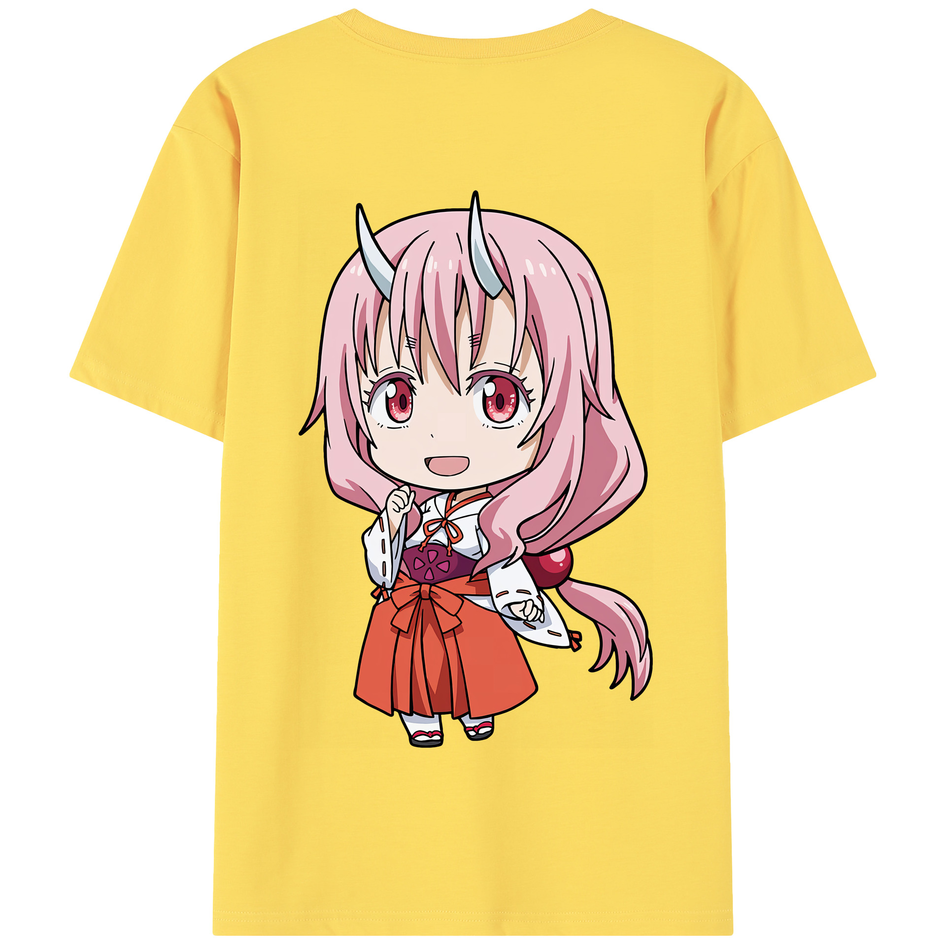 （画像用） 転スラ Regarding Reincarnated to Slime 綿100％半袖Tシャツ（背面プリント）