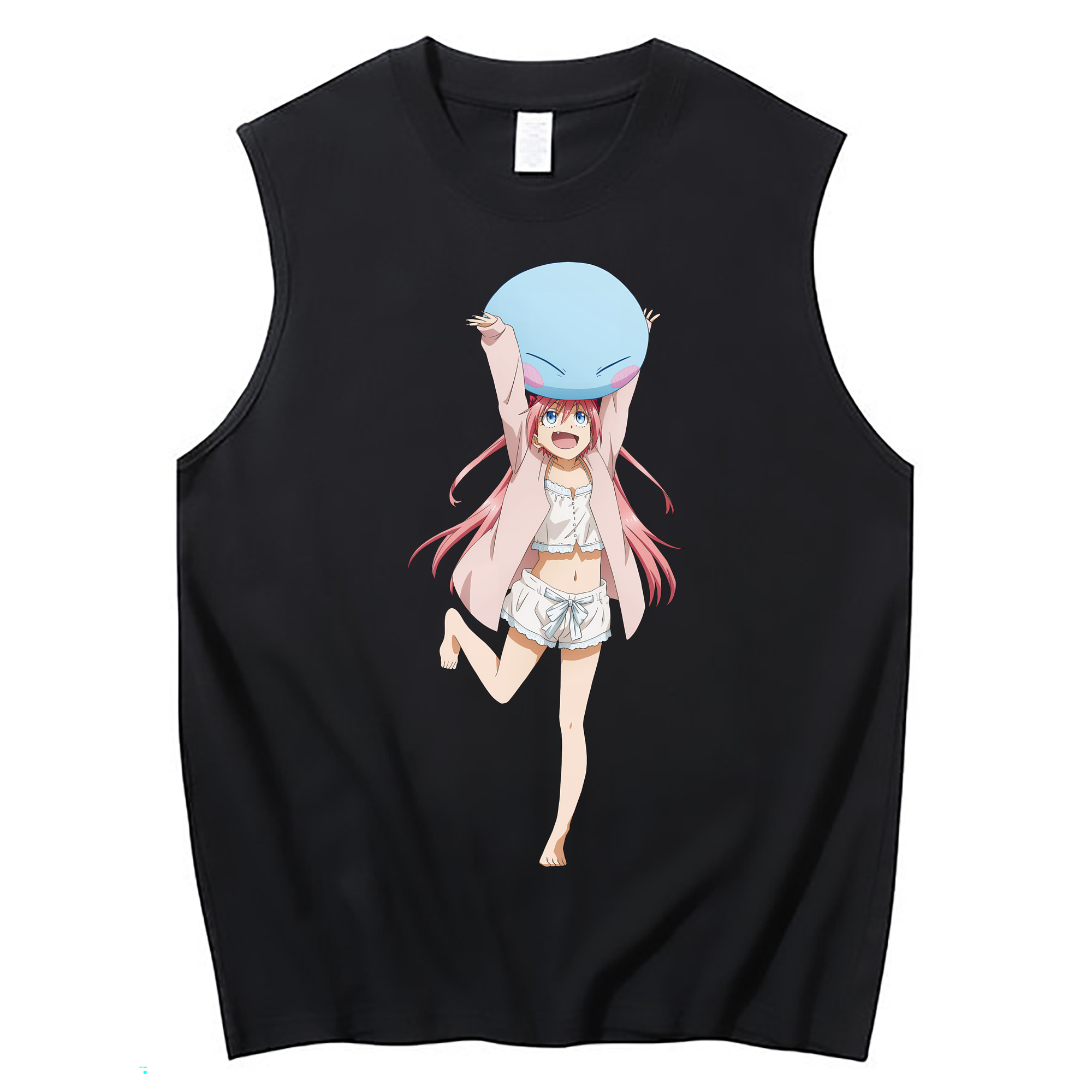 （画像用） 転スラ Regarding Reincarnated to Slime コットン100％タンクトップ（フロントプリント）