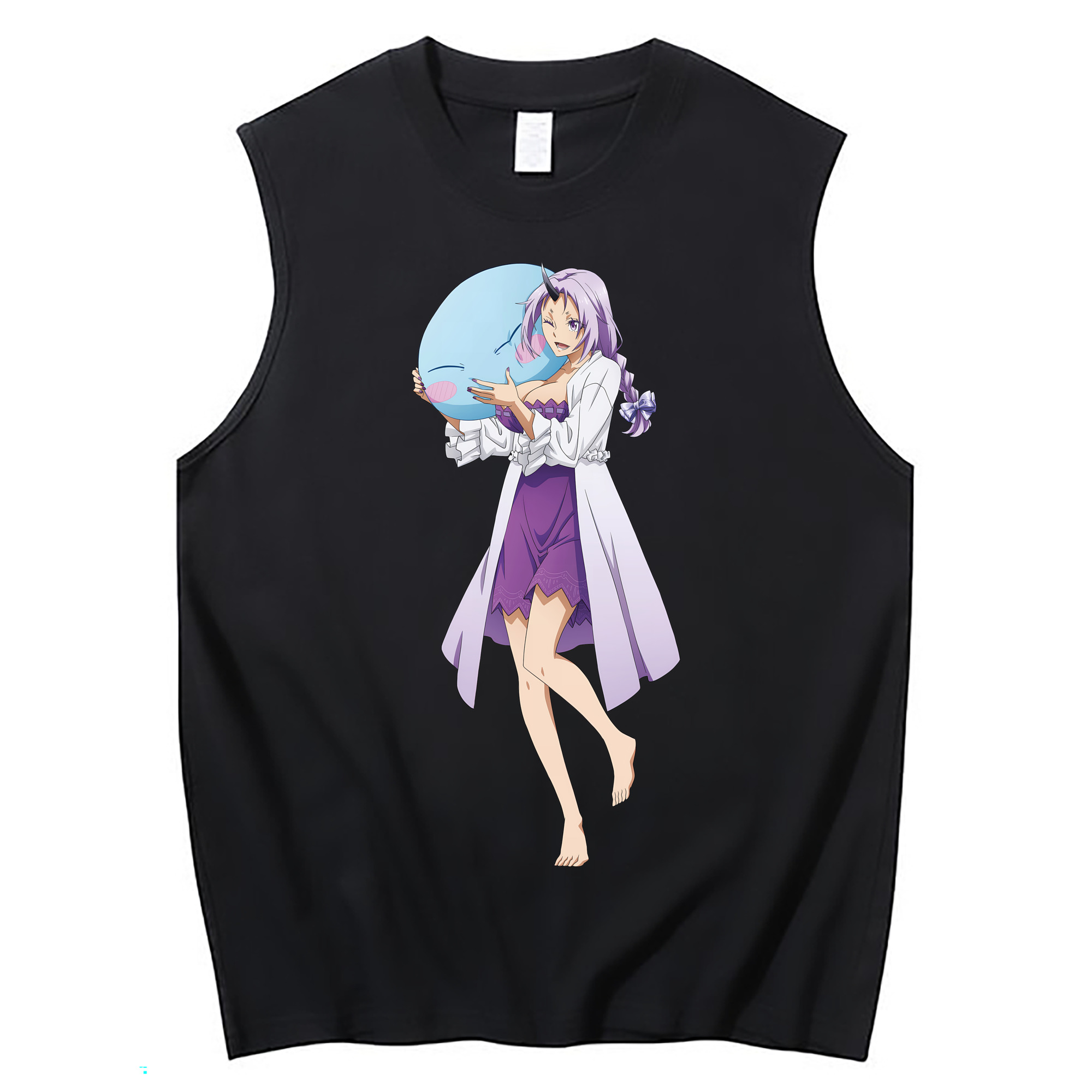 （画像用） 転スラ Regarding Reincarnated to Slime コットン100％タンクトップ（フロントプリント）