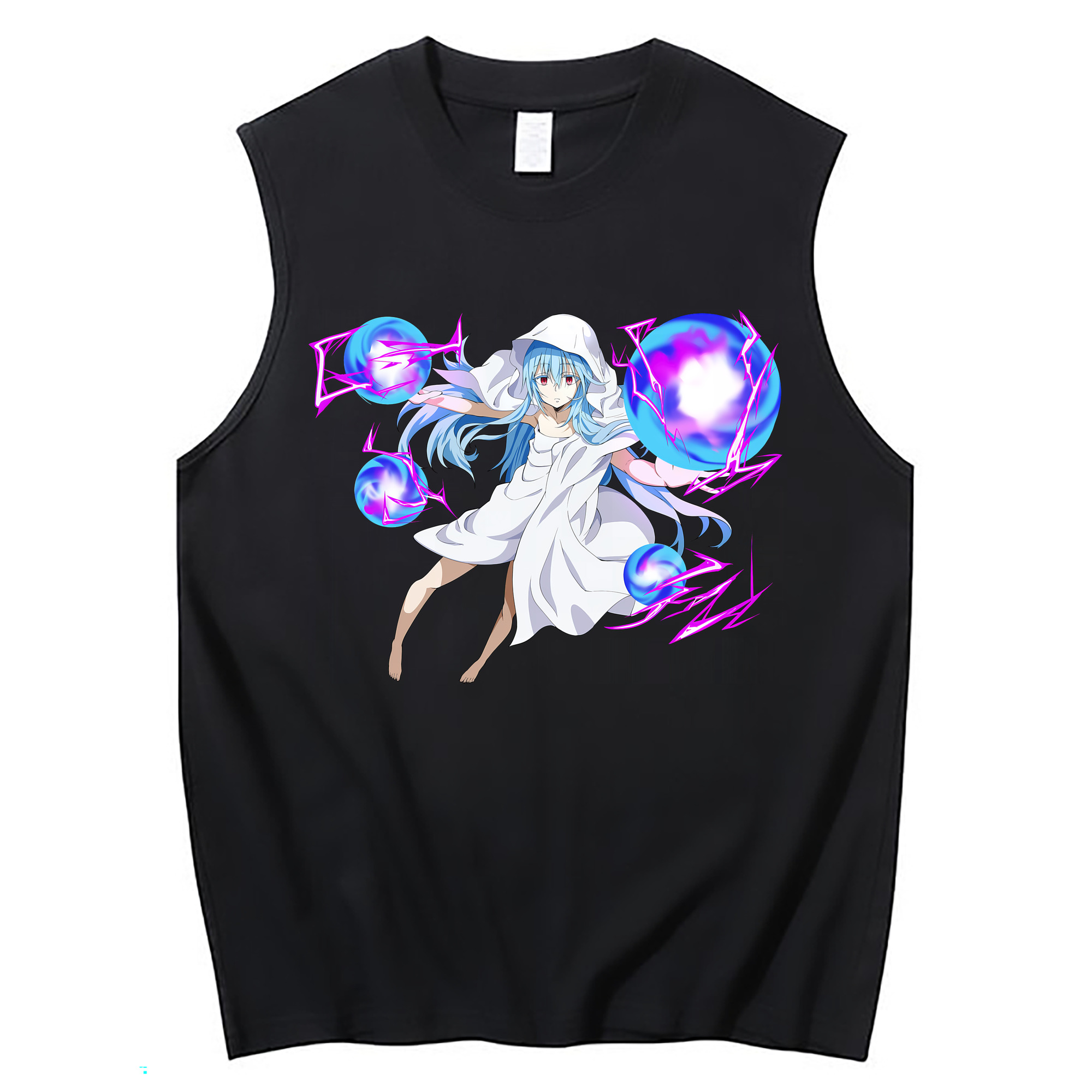 （画像用） 転スラ Regarding Reincarnated to Slime コットン100％タンクトップ（フロントプリント）