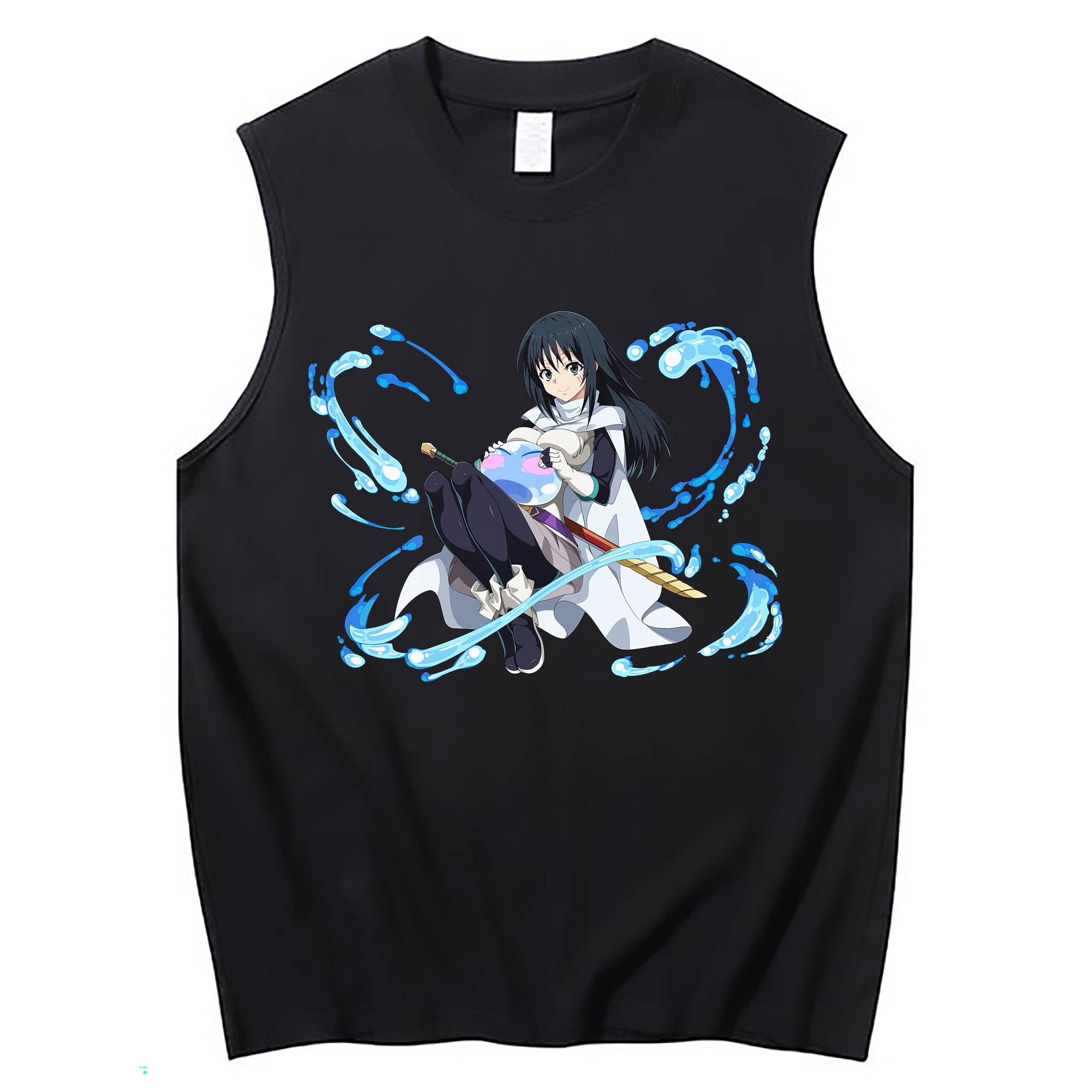 （画像用） 転スラ Regarding Reincarnated to Slime コットン100％タンクトップ（フロントプリント）