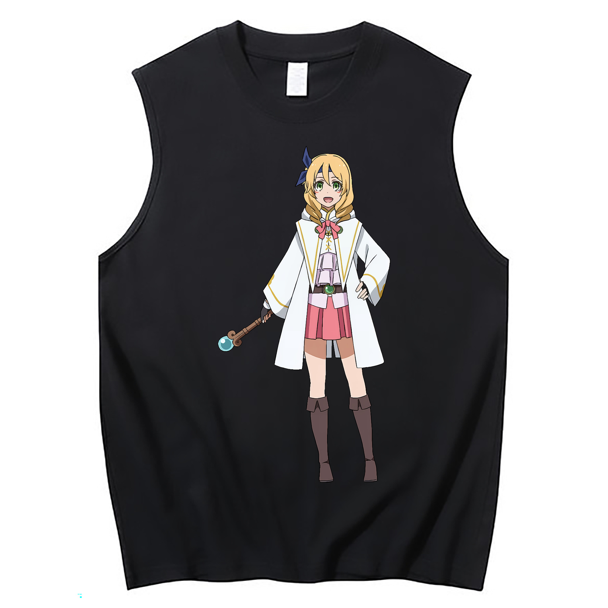 （画像用） 転スラ Regarding Reincarnated to Slime コットン100％タンクトップ（フロントプリント）
