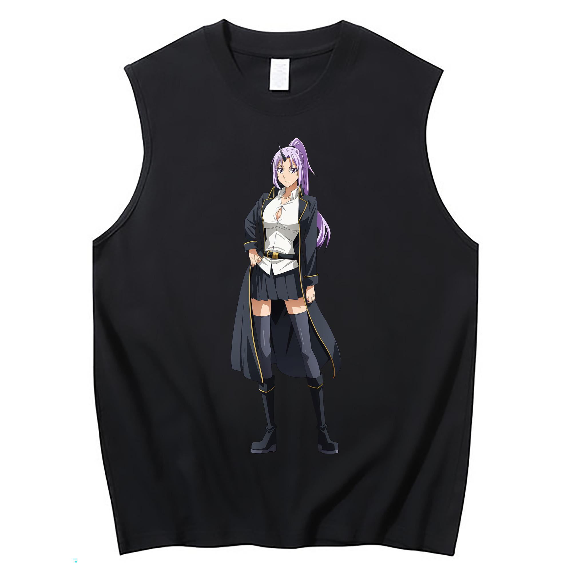 （画像用） 転スラ Regarding Reincarnated to Slime コットン100％タンクトップ（フロントプリント）