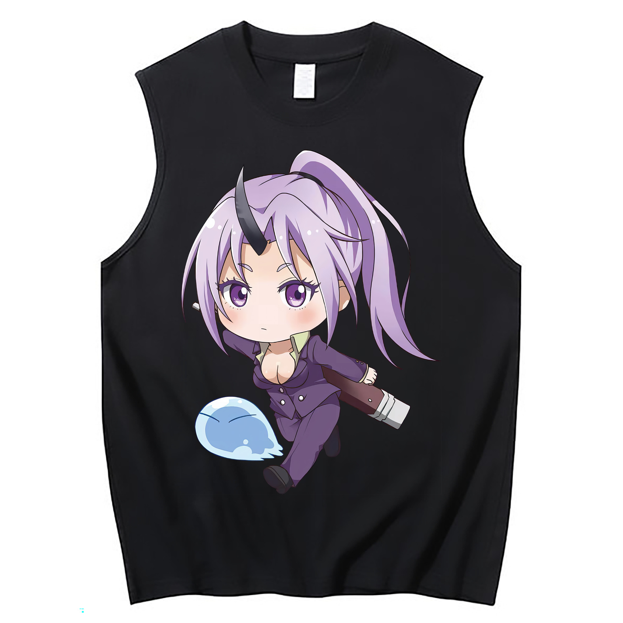 （画像用） 転スラ Regarding Reincarnated to Slime コットン100％タンクトップ（フロントプリント）