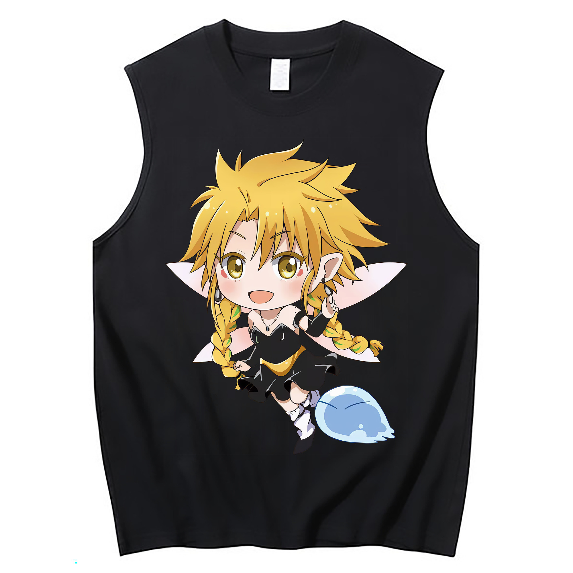 （画像用） 転スラ Regarding Reincarnated to Slime コットン100％タンクトップ（フロントプリント）