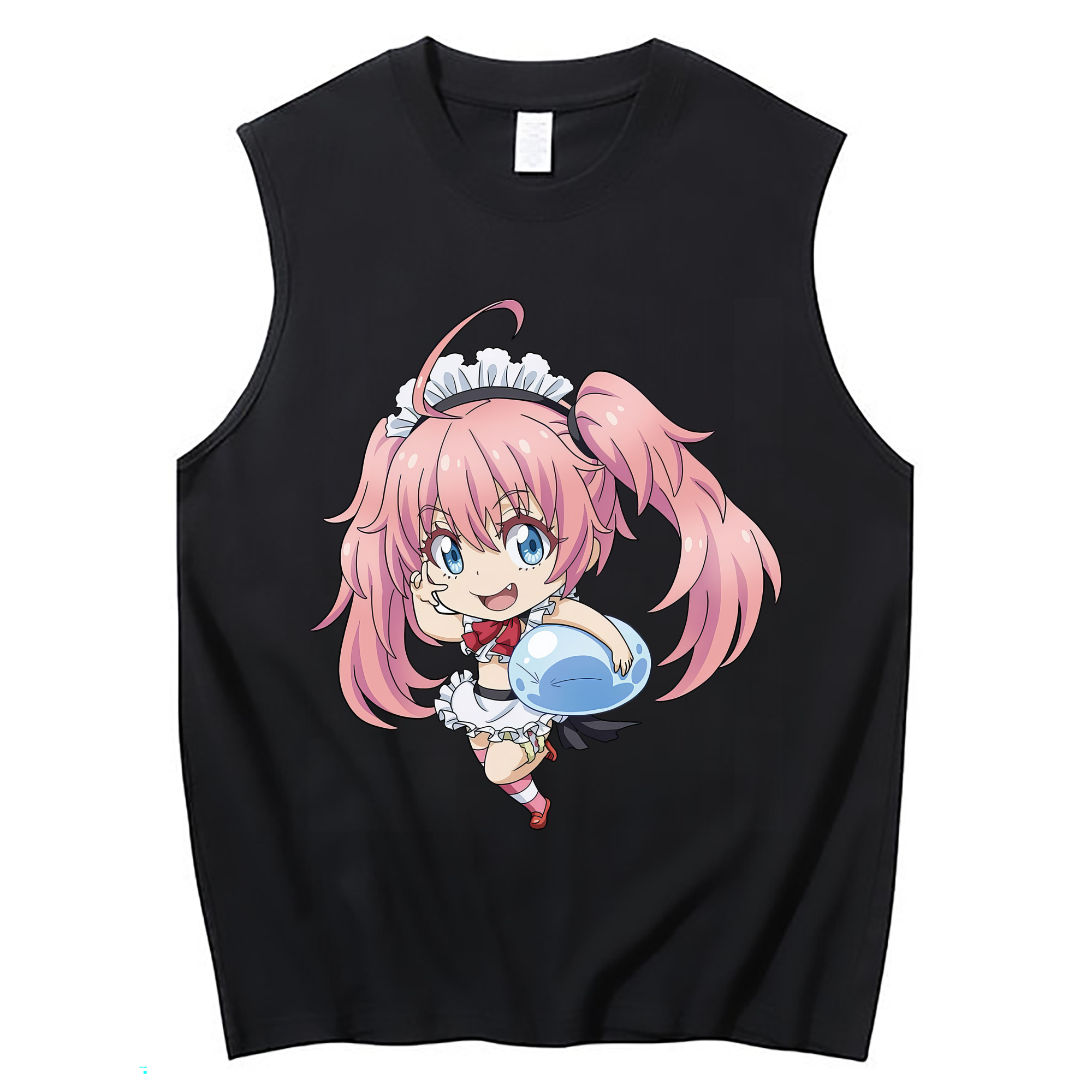 （画像用） 転スラ Regarding Reincarnated to Slime コットン100％タンクトップ（フロントプリント）