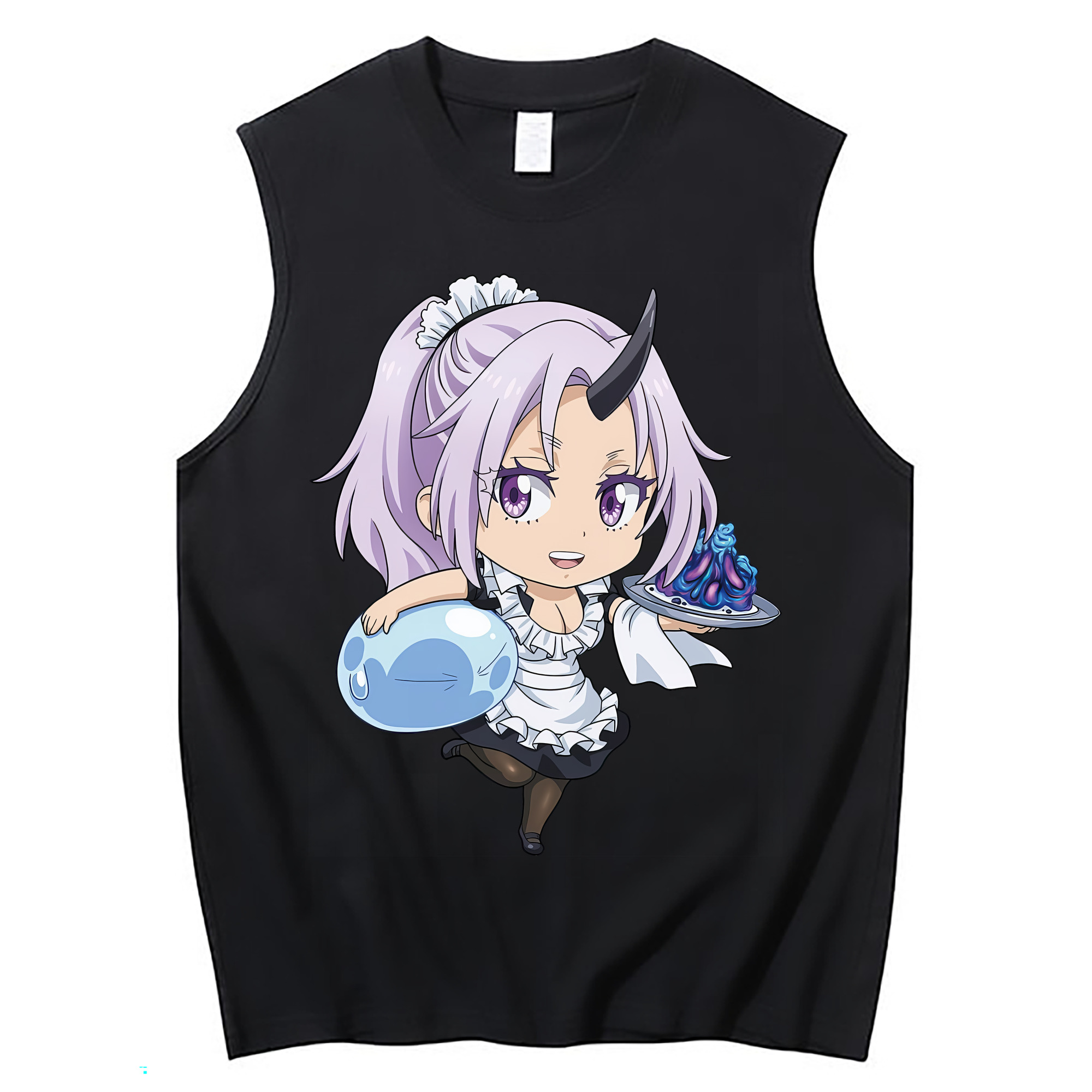 （画像用） 転スラ Regarding Reincarnated to Slime コットン100％タンクトップ（フロントプリント）