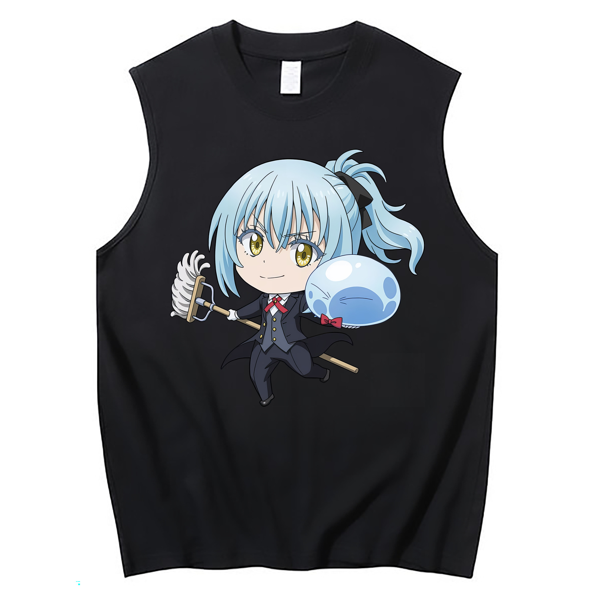 （画像用） 転スラ Regarding Reincarnated to Slime コットン100％タンクトップ（フロントプリント）