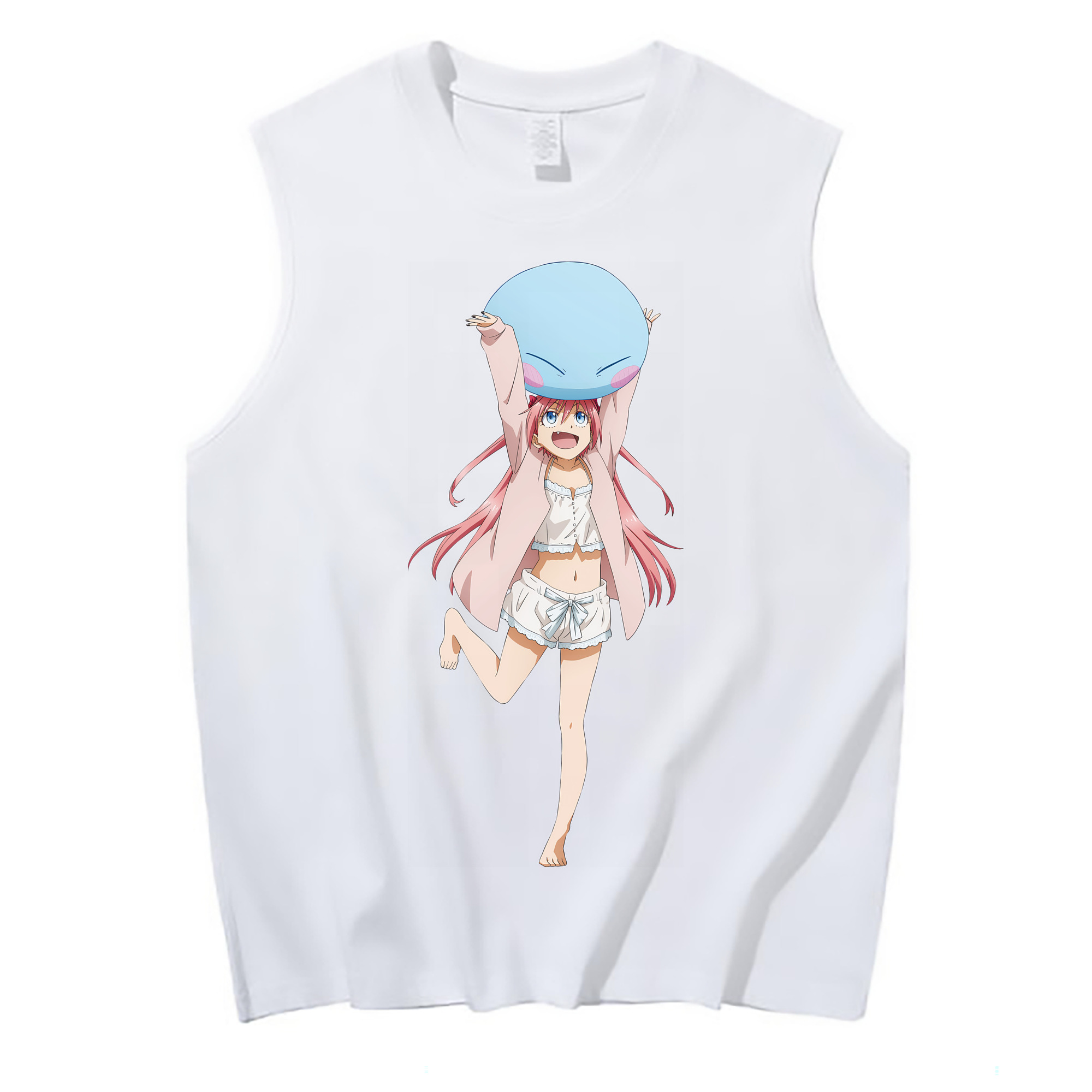 （画像用） 転スラ Regarding Reincarnated to Slime コットン100％タンクトップ（フロントプリント）