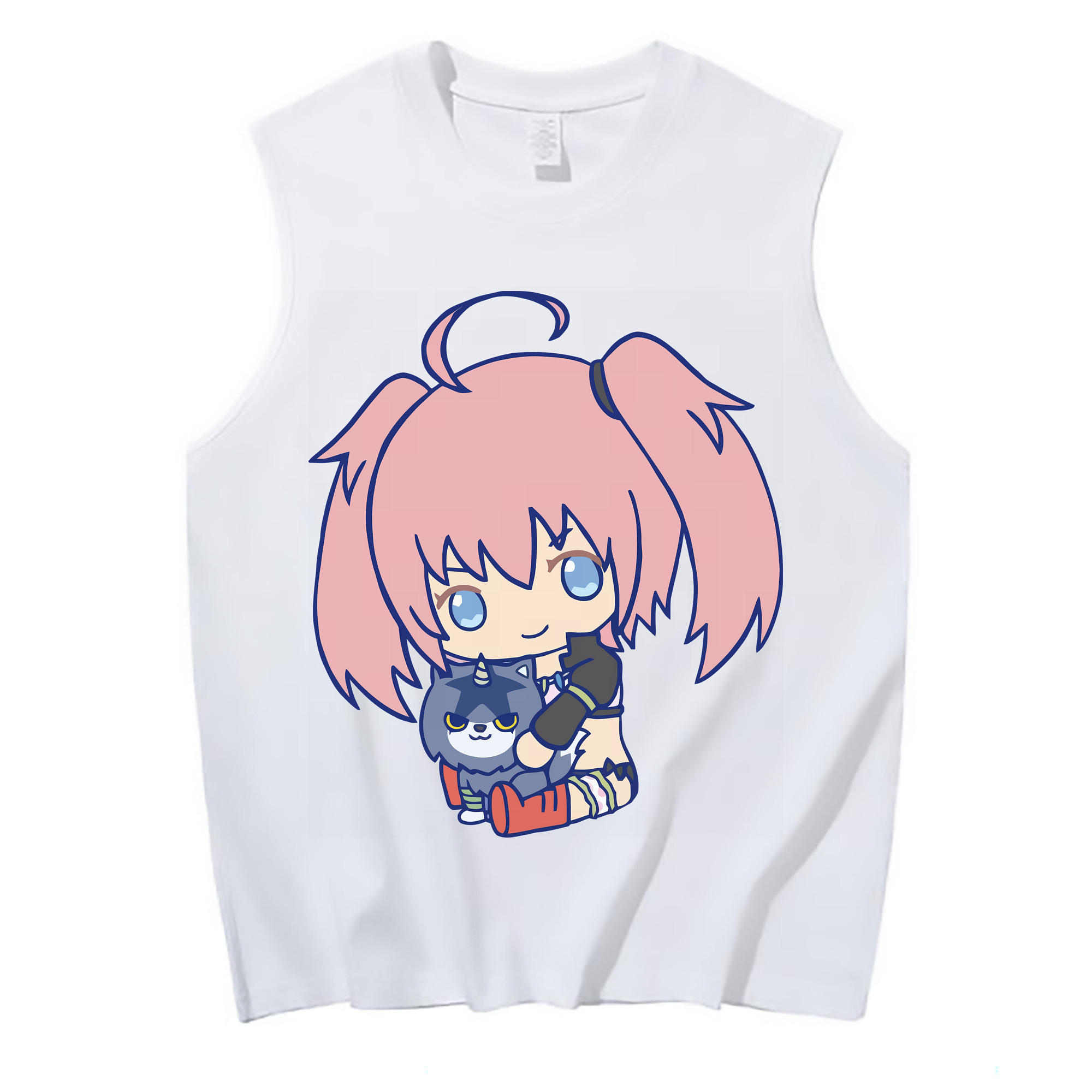 （画像用） 転スラ Regarding Reincarnated to Slime コットン100％タンクトップ（フロントプリント）