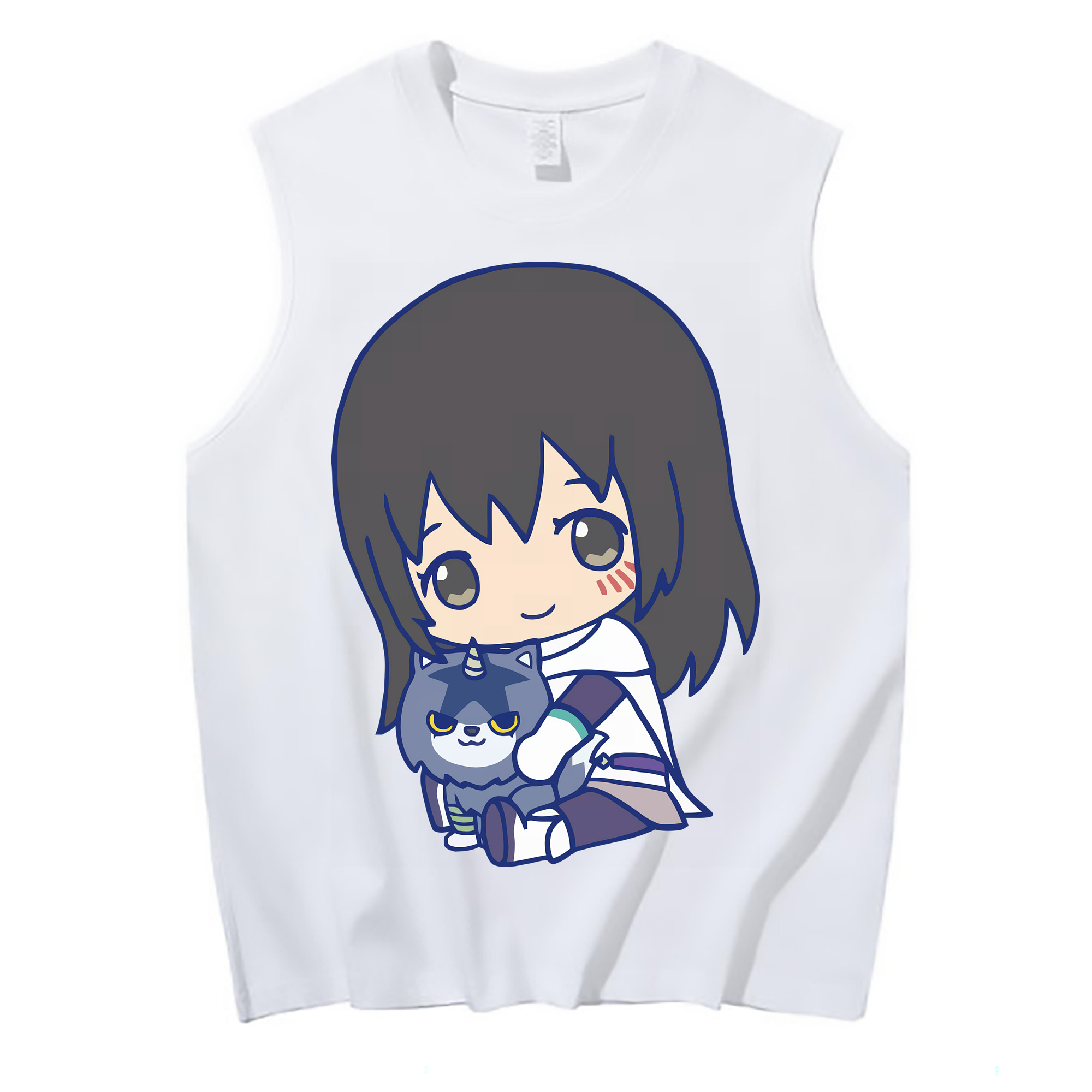 （画像用） 転スラ Regarding Reincarnated to Slime コットン100％タンクトップ（フロントプリント）