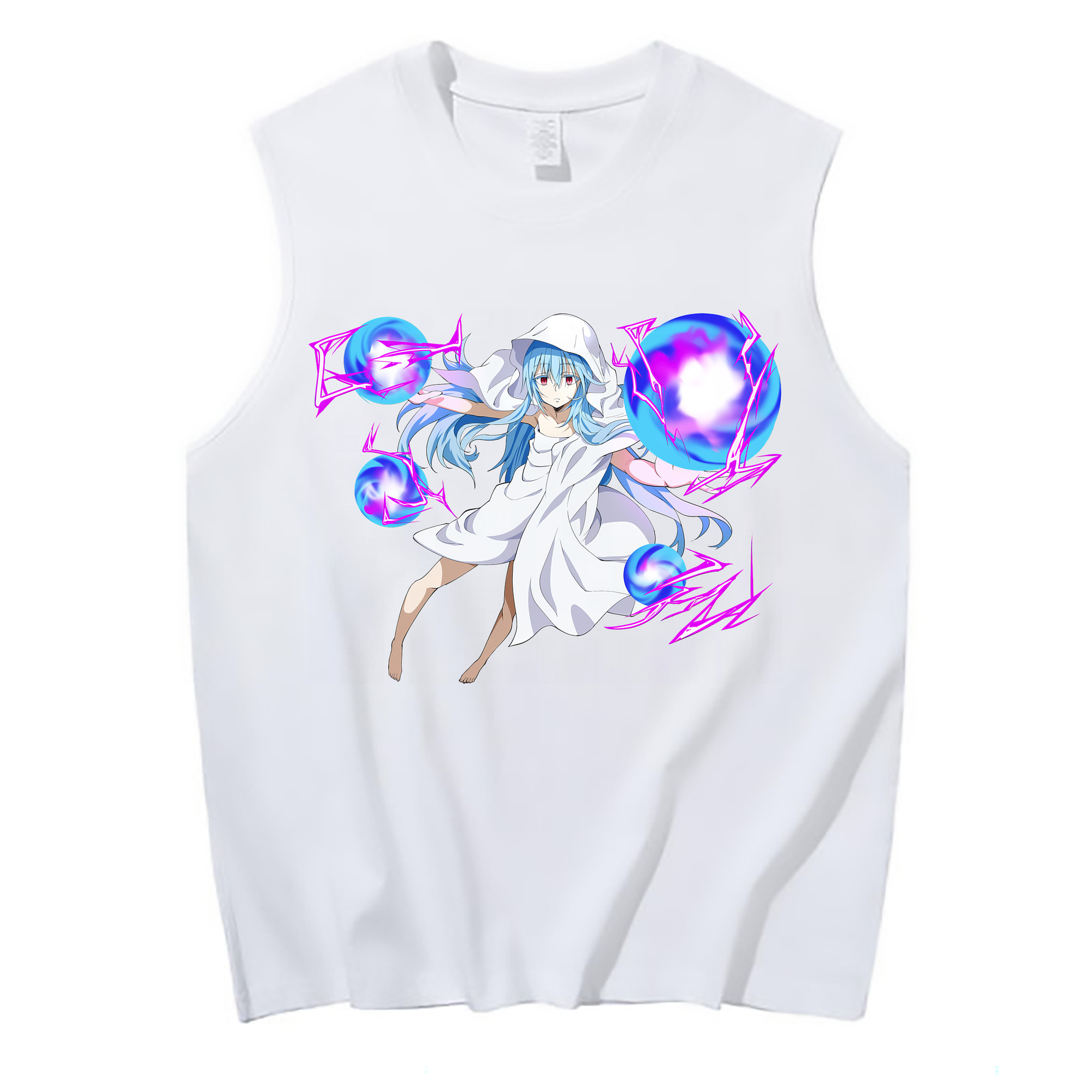 （画像用） 転スラ Regarding Reincarnated to Slime コットン100％タンクトップ（フロントプリント）