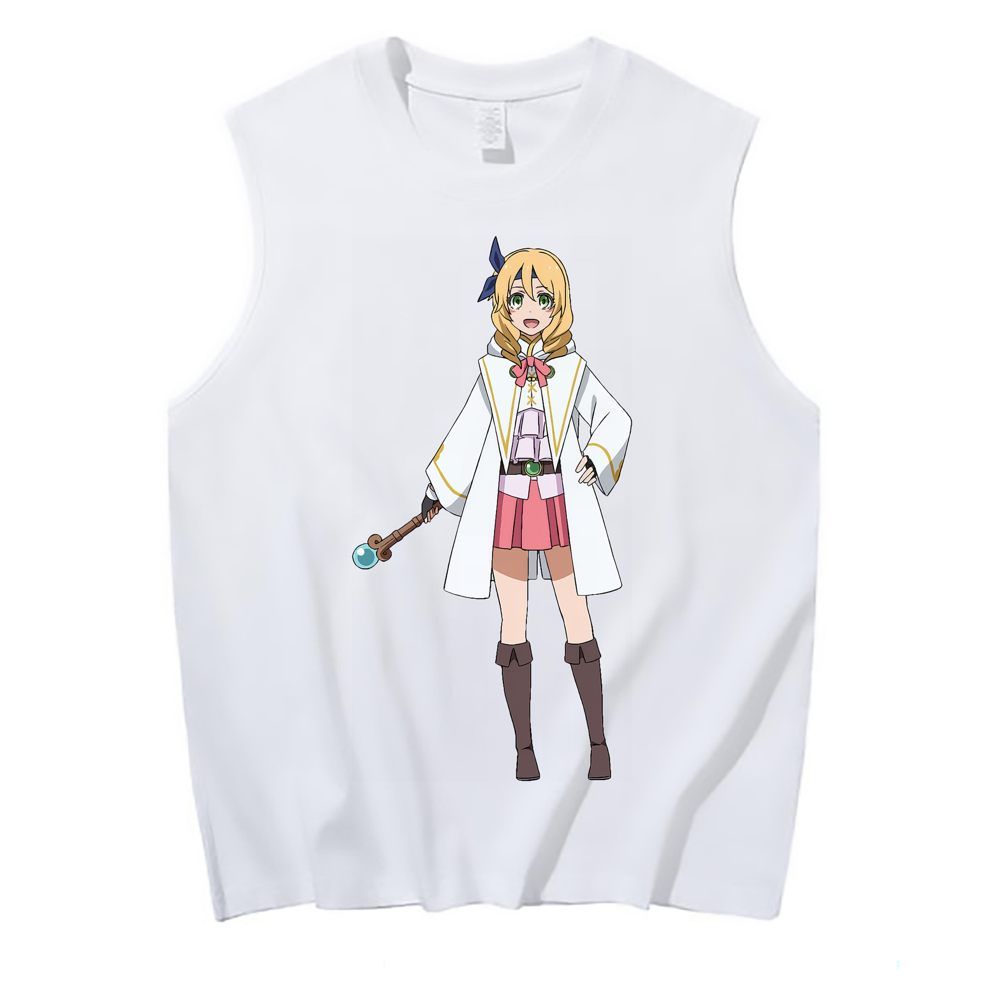（画像用） 転スラ Regarding Reincarnated to Slime コットン100％タンクトップ（フロントプリント）