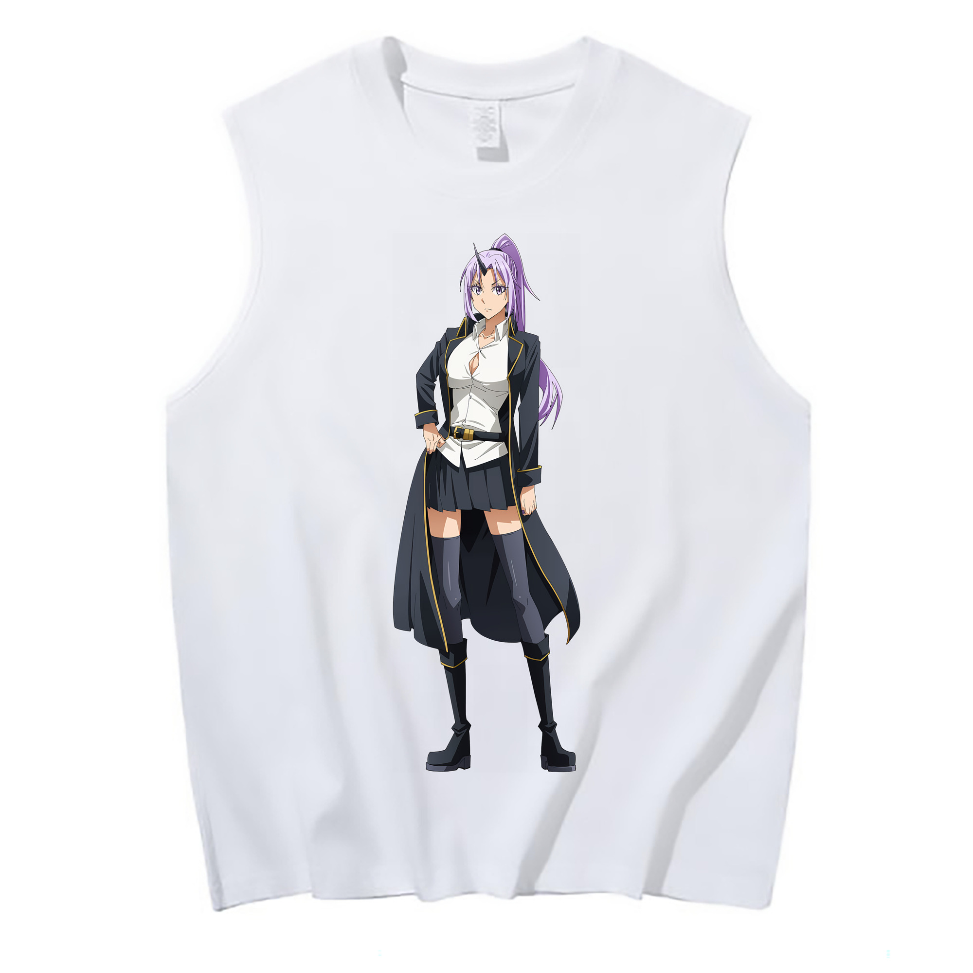 （画像用） 転スラ Regarding Reincarnated to Slime コットン100％タンクトップ（フロントプリント）