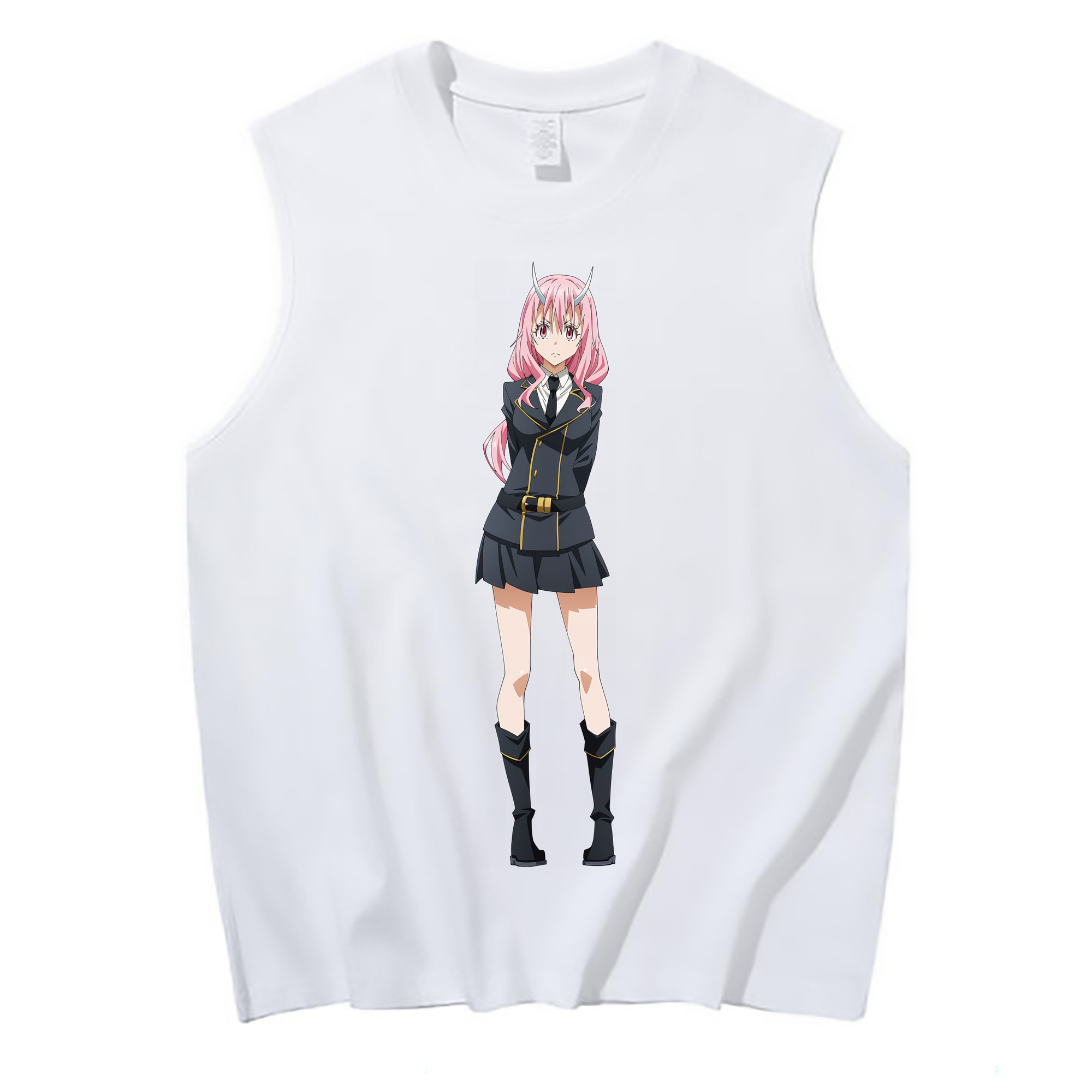 （画像用） 転スラ Regarding Reincarnated to Slime コットン100％タンクトップ（フロントプリント）