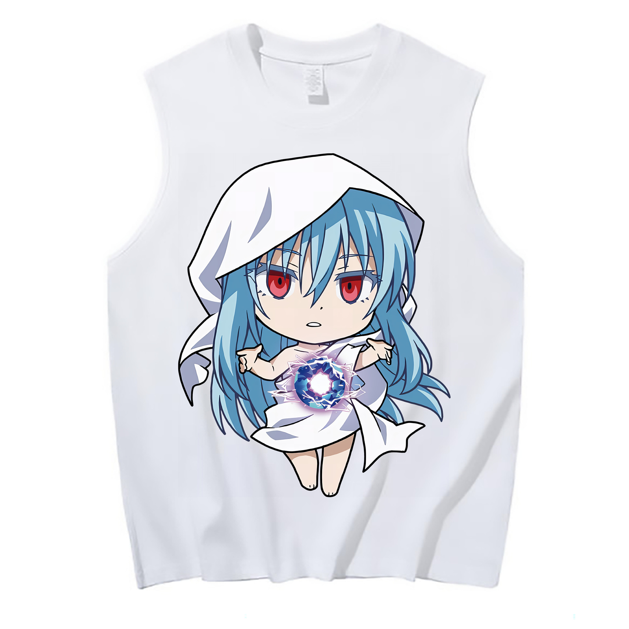 （画像用） 転スラ Regarding Reincarnated to Slime コットン100％タンクトップ（フロントプリント）