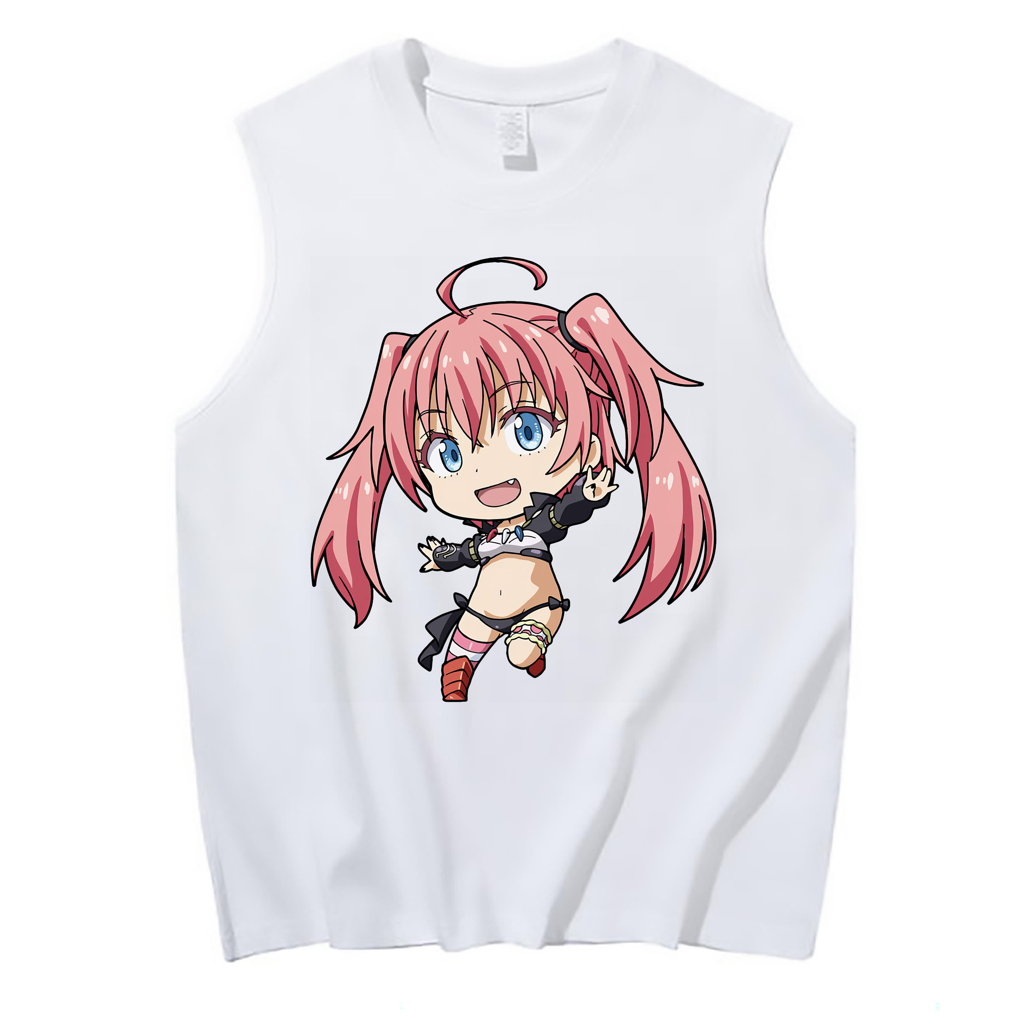 （画像用） 転スラ Regarding Reincarnated to Slime コットン100％タンクトップ（フロントプリント）