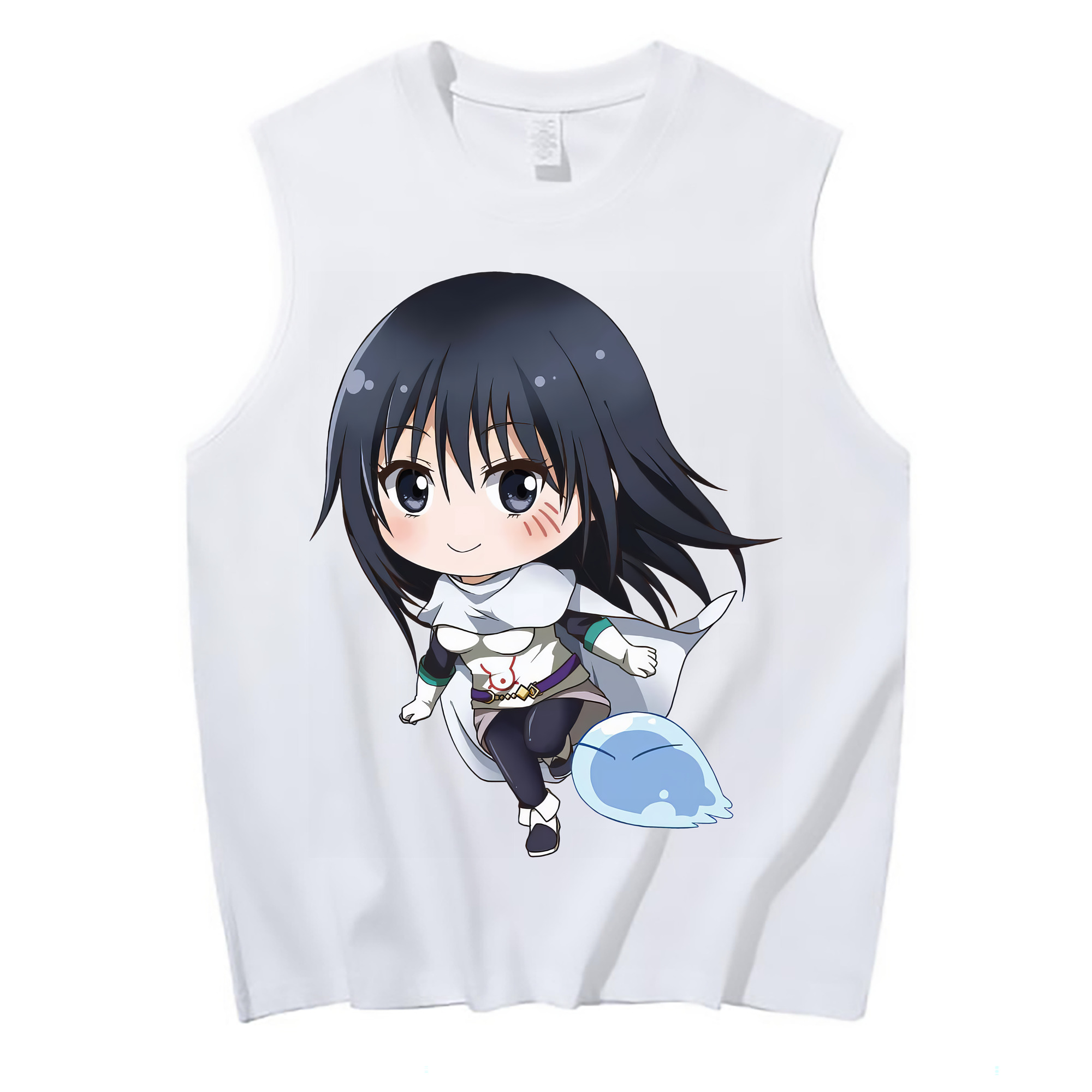 （画像用） 転スラ Regarding Reincarnated to Slime コットン100％タンクトップ（フロントプリント）