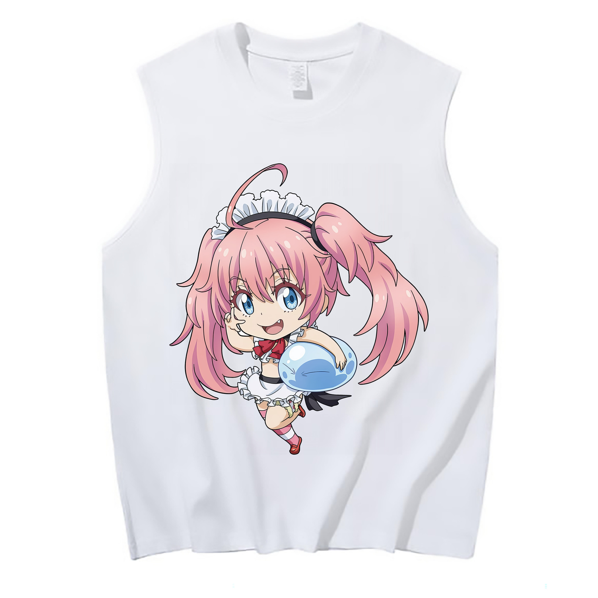 （画像用） 転スラ Regarding Reincarnated to Slime コットン100％タンクトップ（フロントプリント）