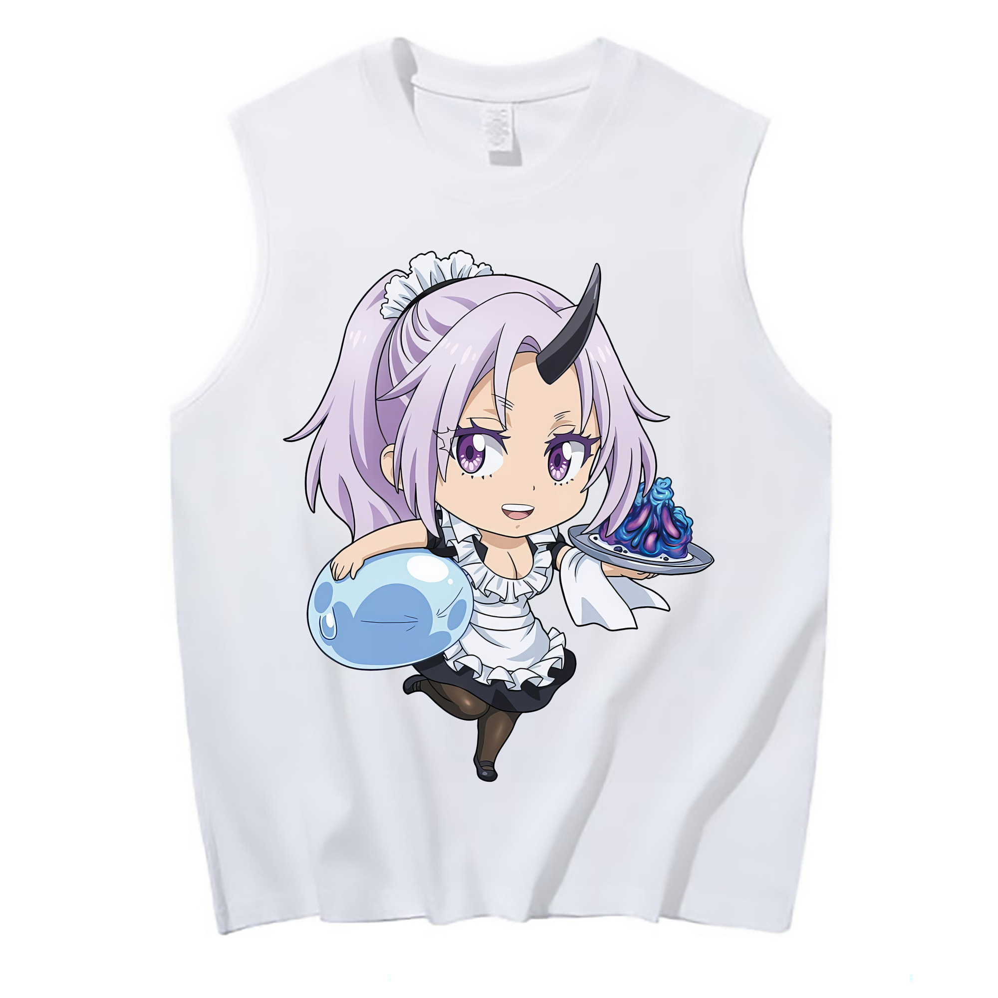 （画像用） 転スラ Regarding Reincarnated to Slime コットン100％タンクトップ（フロントプリント）