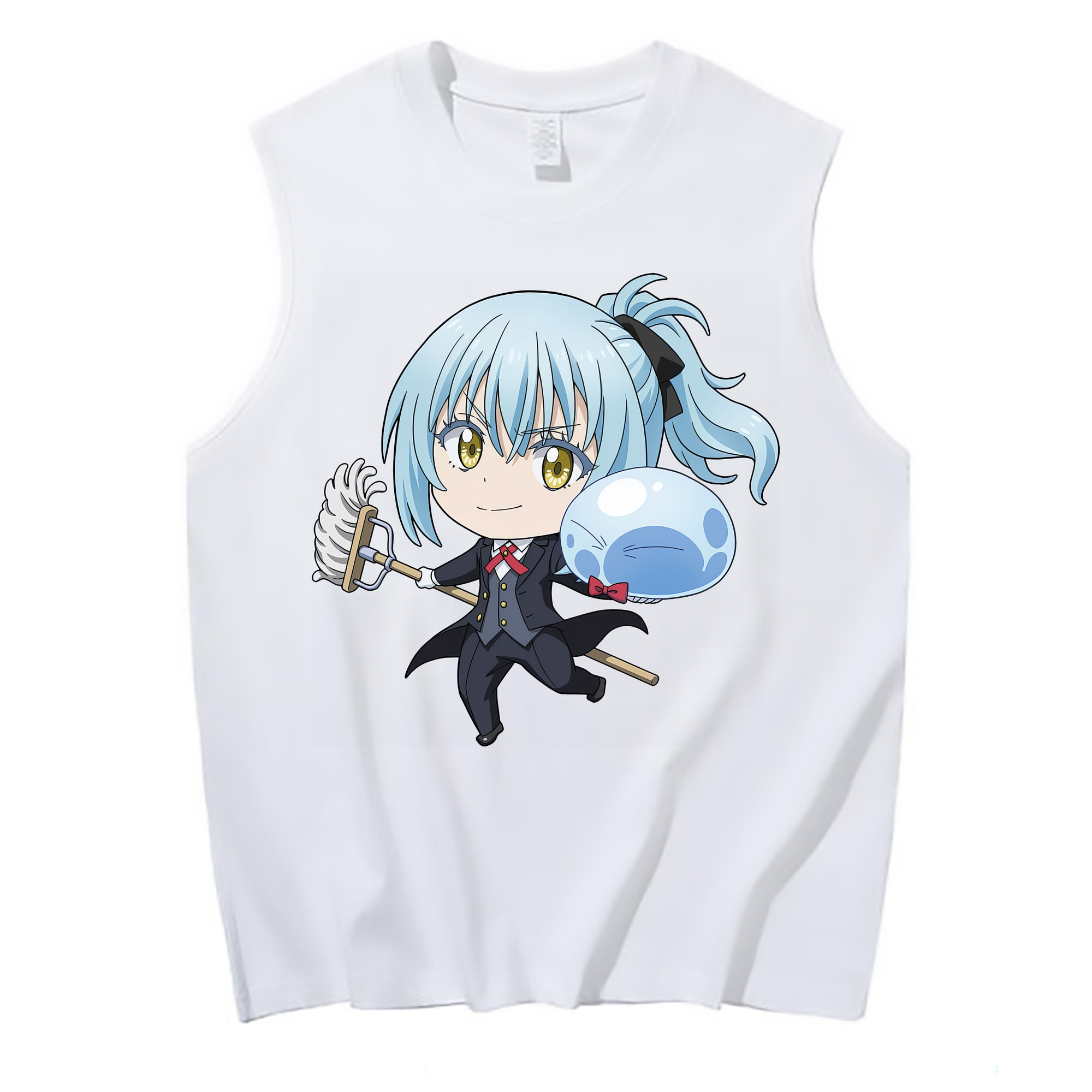（画像用） 転スラ Regarding Reincarnated to Slime コットン100％タンクトップ（フロントプリント）